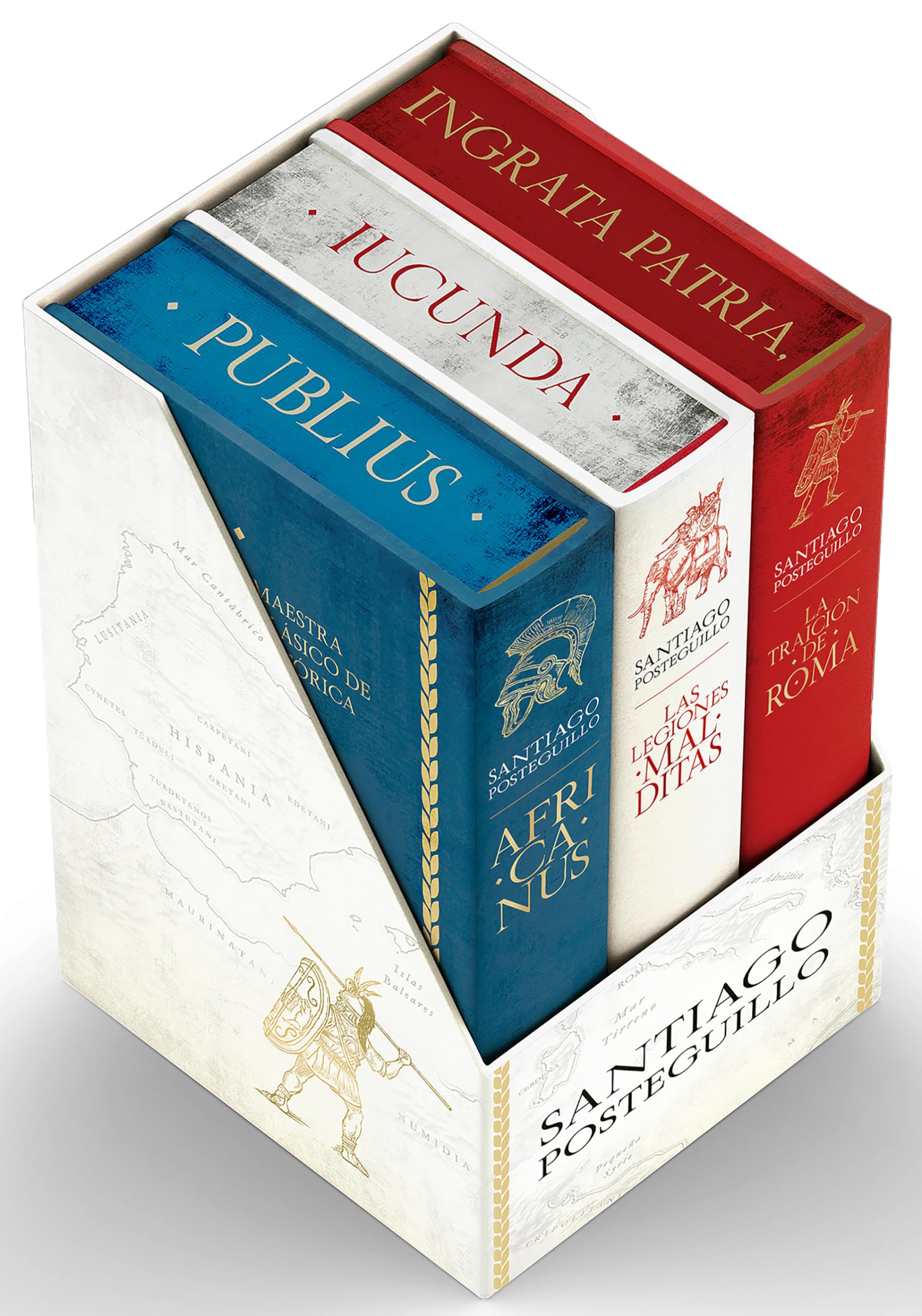 Trilogía Africanus (estuche con: El hijo del consul | Las legiones malditas | La traición de Roma) (Campaña edición con cantos tintados) Action & Adventure