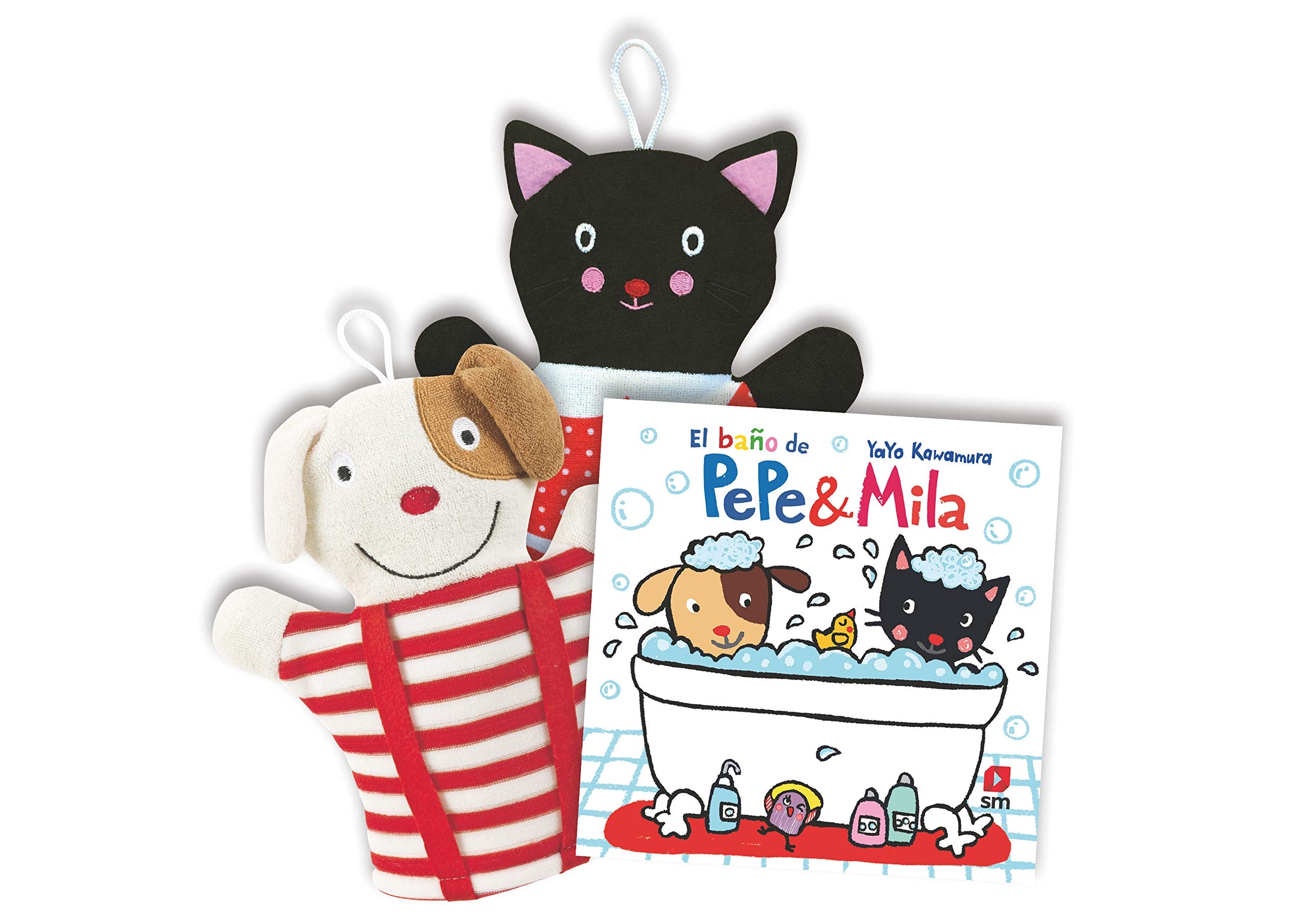 Pack de El baño de Pepe & Mila + manoplas book
