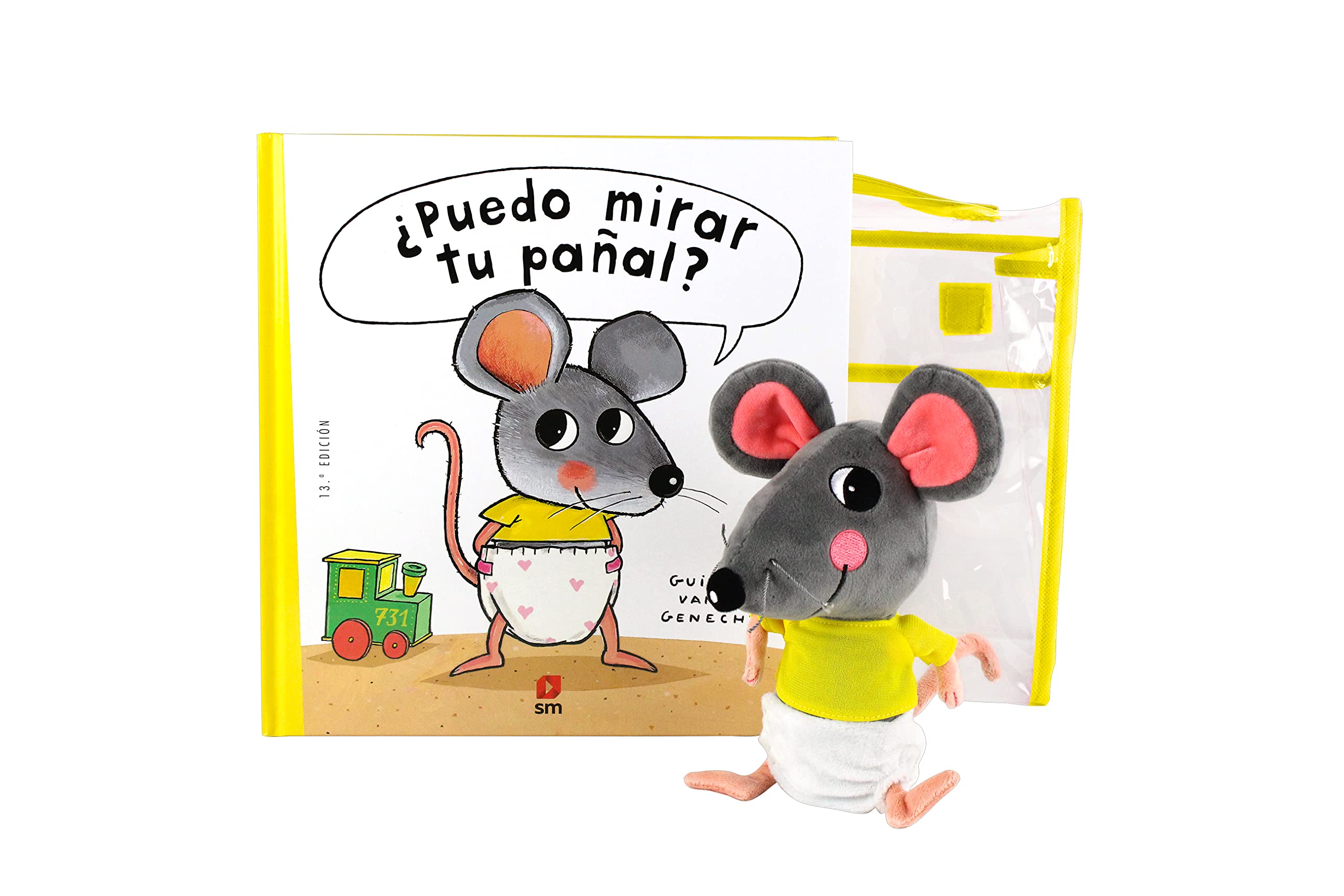 Pack ¿Puedo mirar tu pañal? con muñeco book