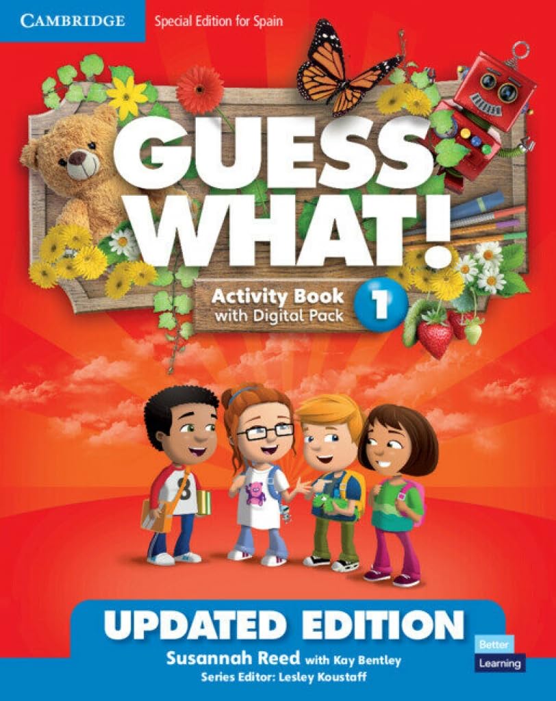 Guess What! Level 1 Activity Book with Digital Pack and Home Booklet Special Edition for Spain Updated Foreign Languages ​​& Dictionaries