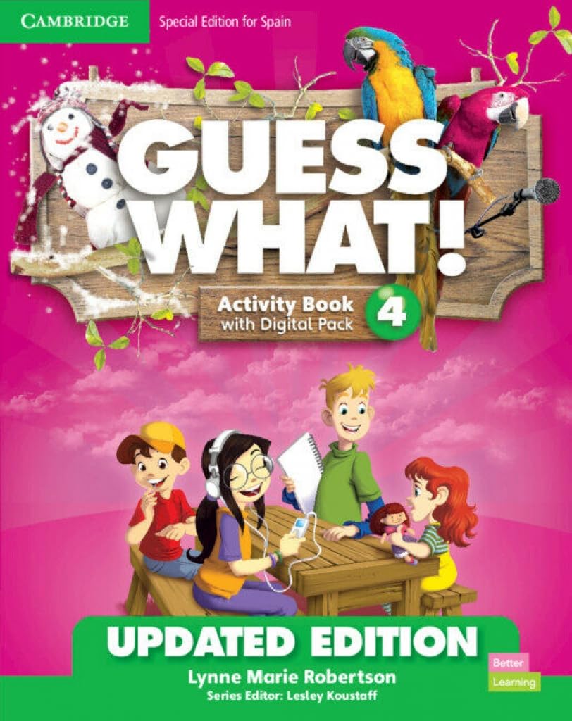 Guess What! Level 4 Activity Book with Digital Pack and Home Booklet Special Edition for Spain Updated book