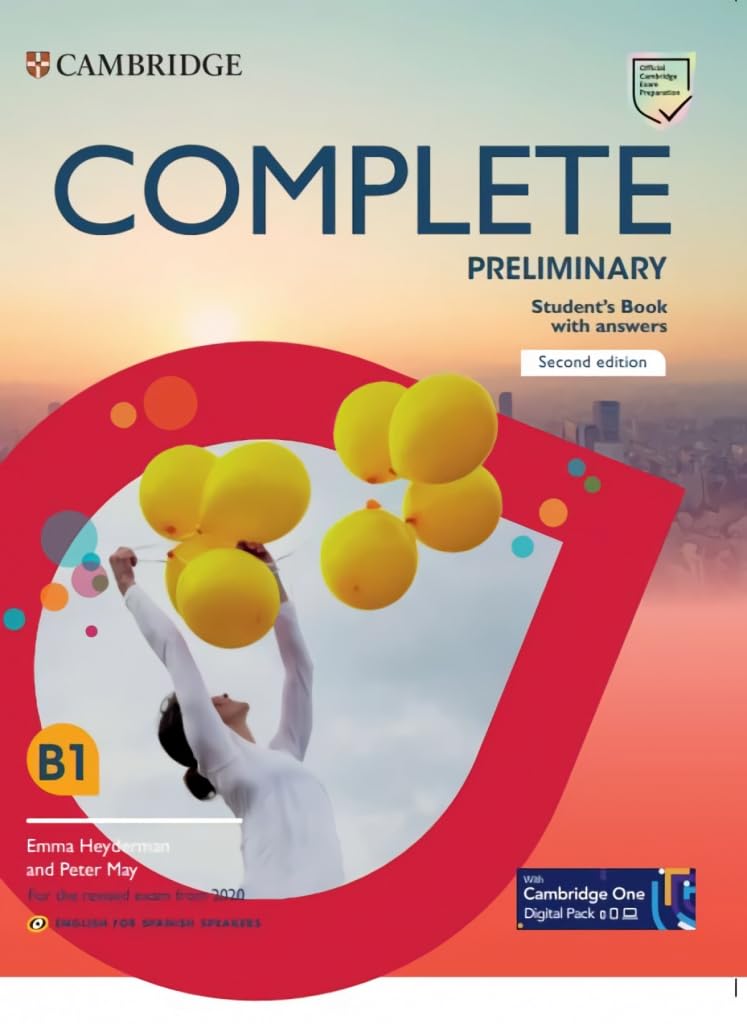 Complete Preliminary Second edition English for Spanish Speakers Student's Book with answers with Digital Pack Foreign Languages ​​& Dictionaries