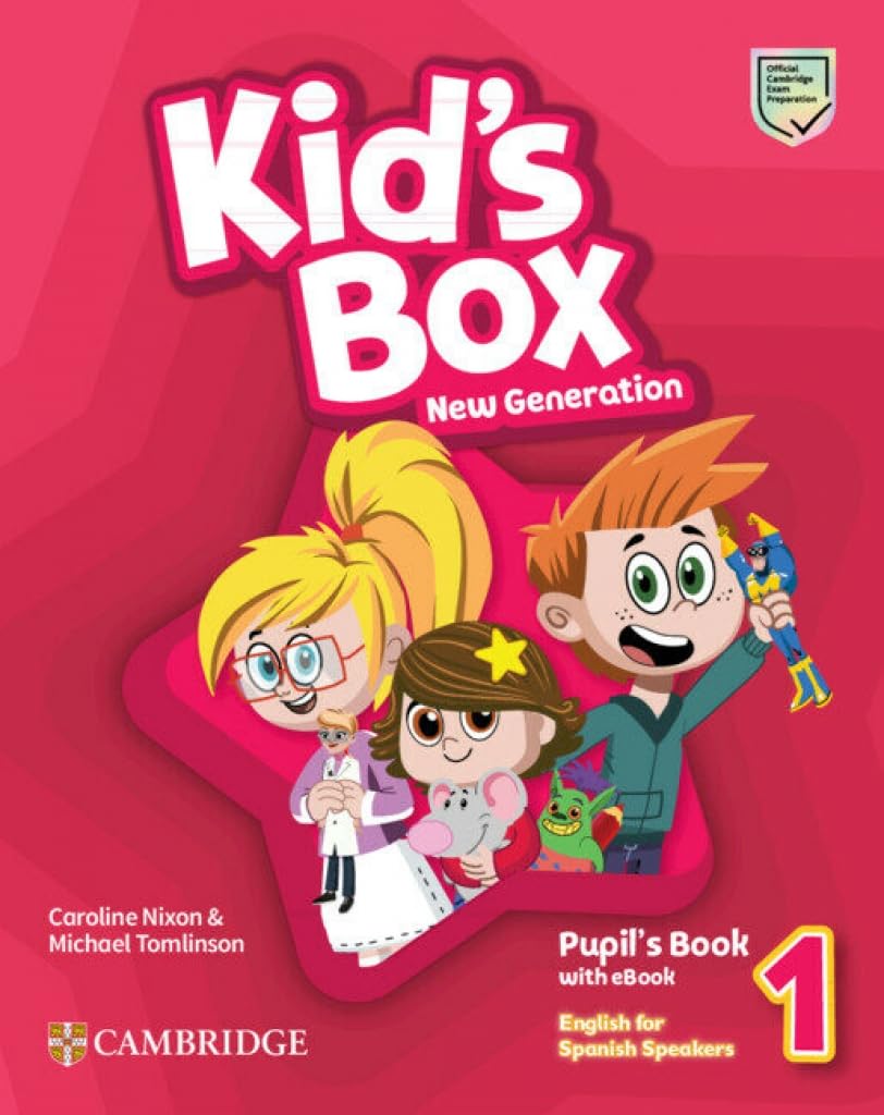 Kid's Box New Generation Level 1 Pupil's Book with eBook English for Spanish Speakers Foreign Languages ​​& Dictionaries