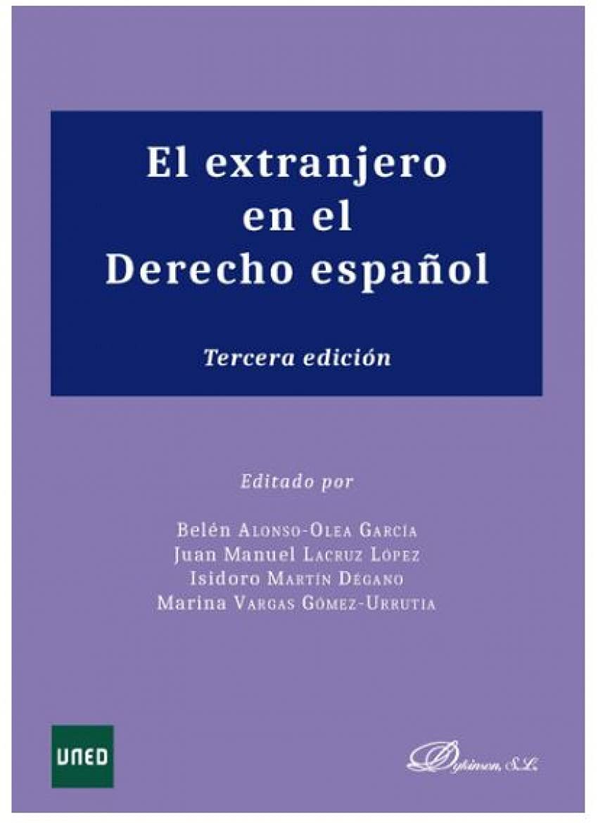 El extranjero en el Derecho español book