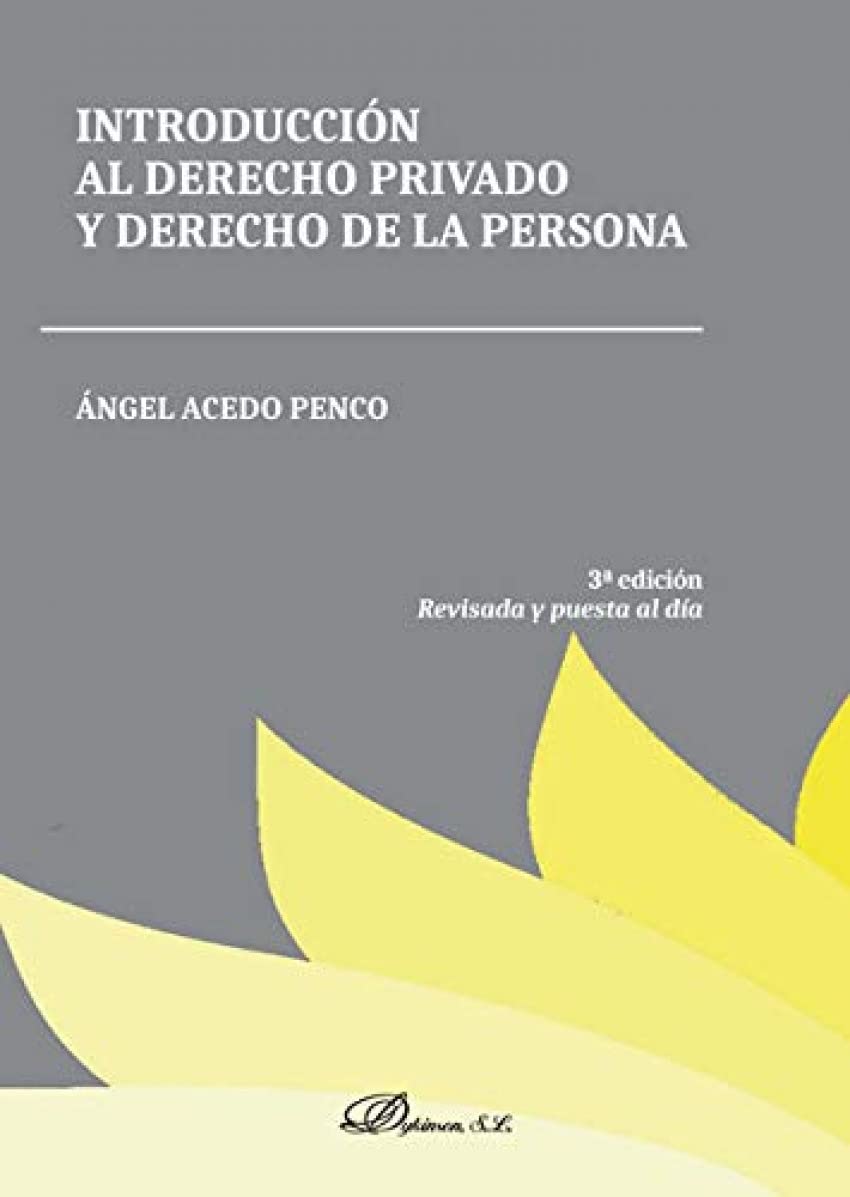 Introducción al Derecho Privado y Derecho de la Persona book