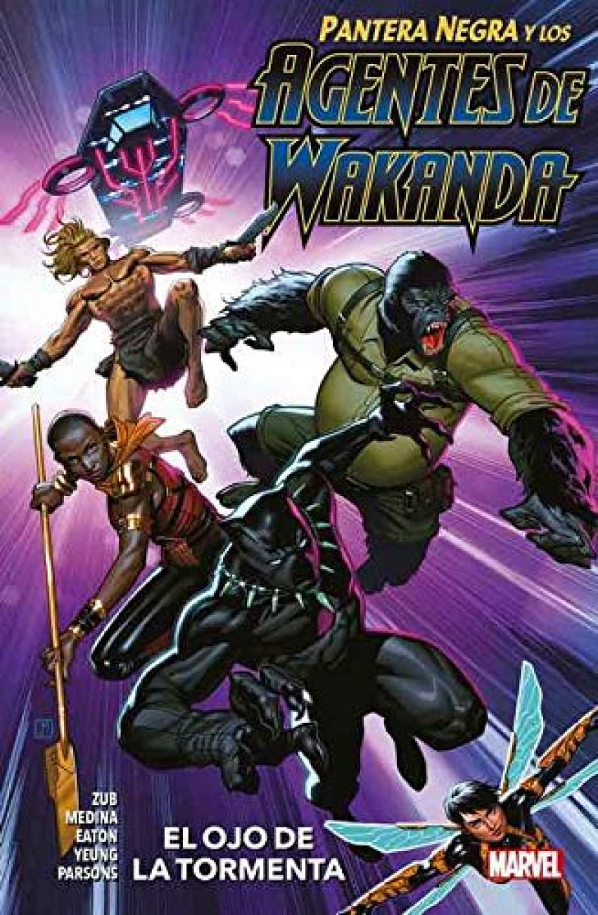 100% Marvel coediciones pantera negra y los agentes de wakanda. en el ojo de la tormenta Superheroes