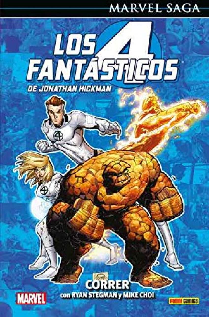 Marvel saga los 4 fantásticos de jonathan hickman. correr book