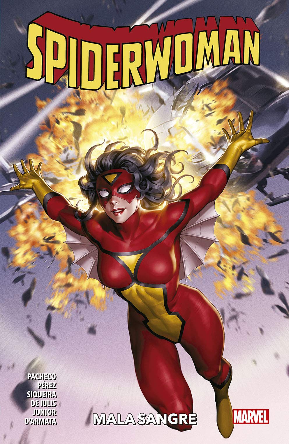 100% Marvel coediciones spiderwoman. mala sangre book