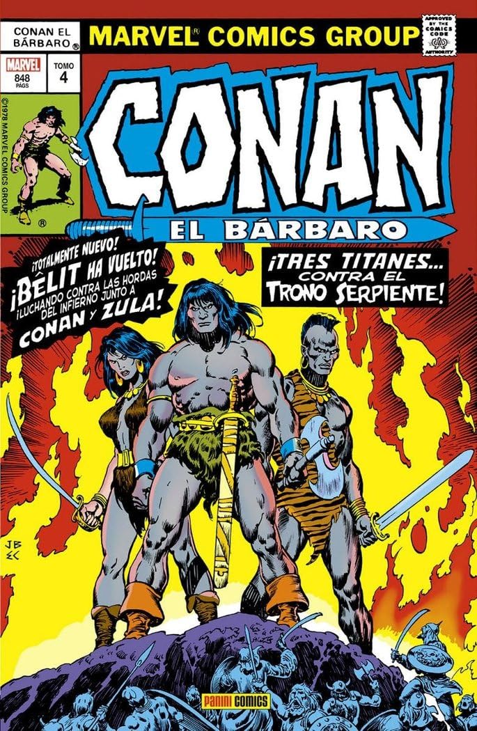 Marvel gold omnibus conan el bárbaro. la etapa marvel original 4 Superheroes