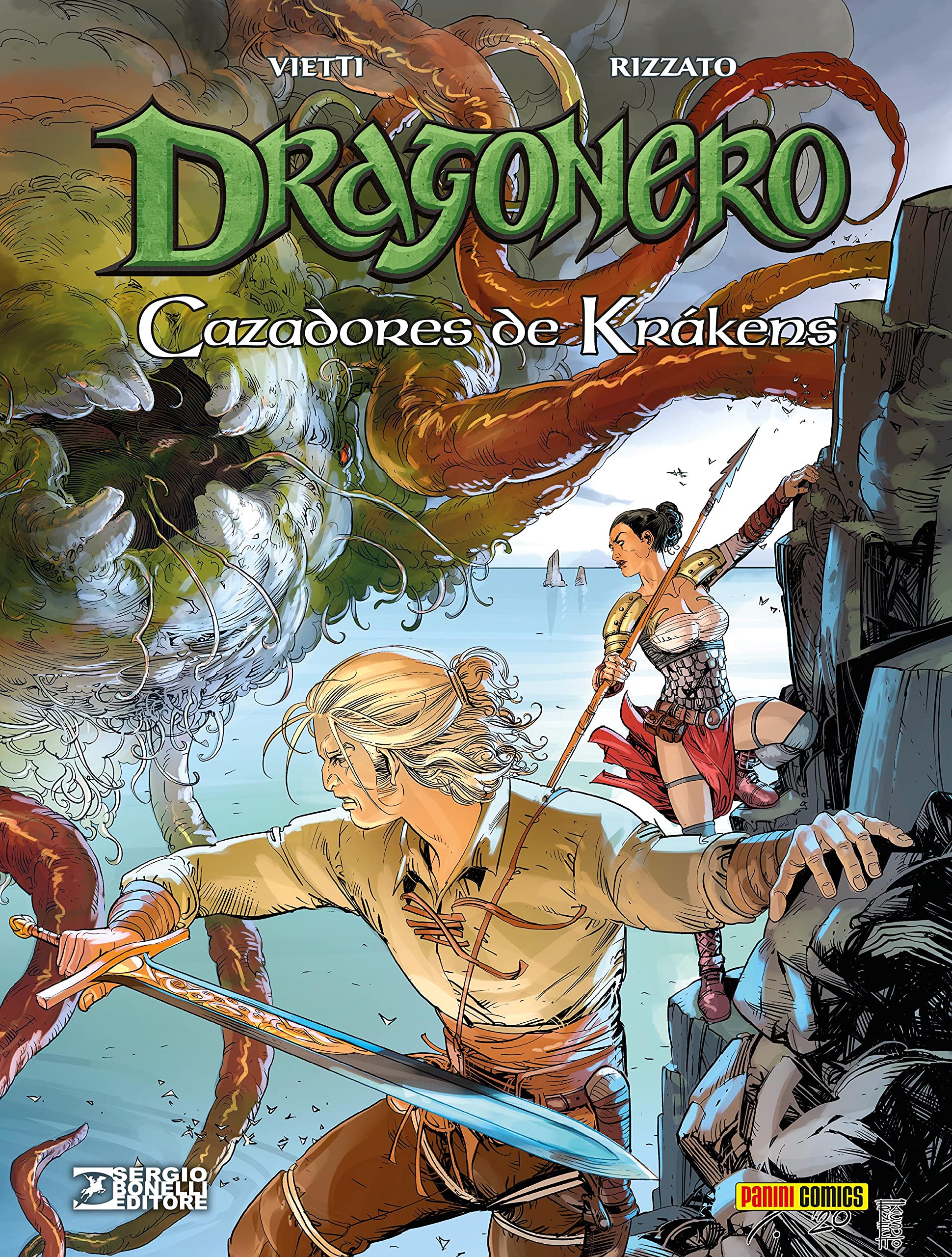 Dragonero. cazadores de krákens Manga