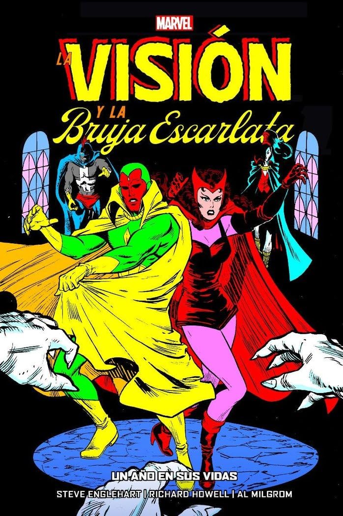 100% Marvel hc coediciones la visión y la bruja escarlata. un año en sus vidas book