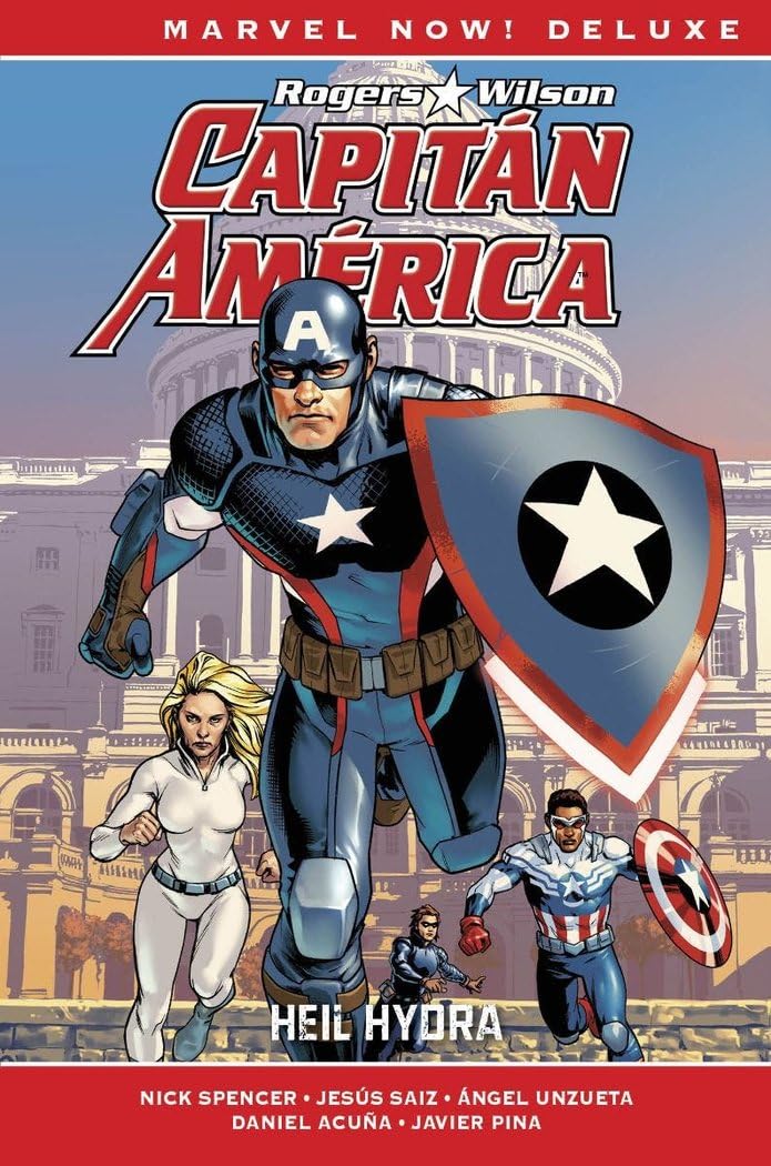 Marvel now! deluxe marvel now deluxe. capitán américa de nick spencer. heil hydra Superheroes