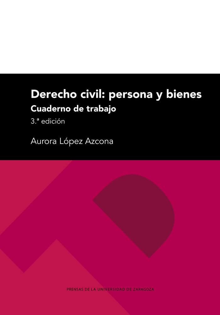 Derecho civil: Persona y bienes. Cuaderno de trabajo book