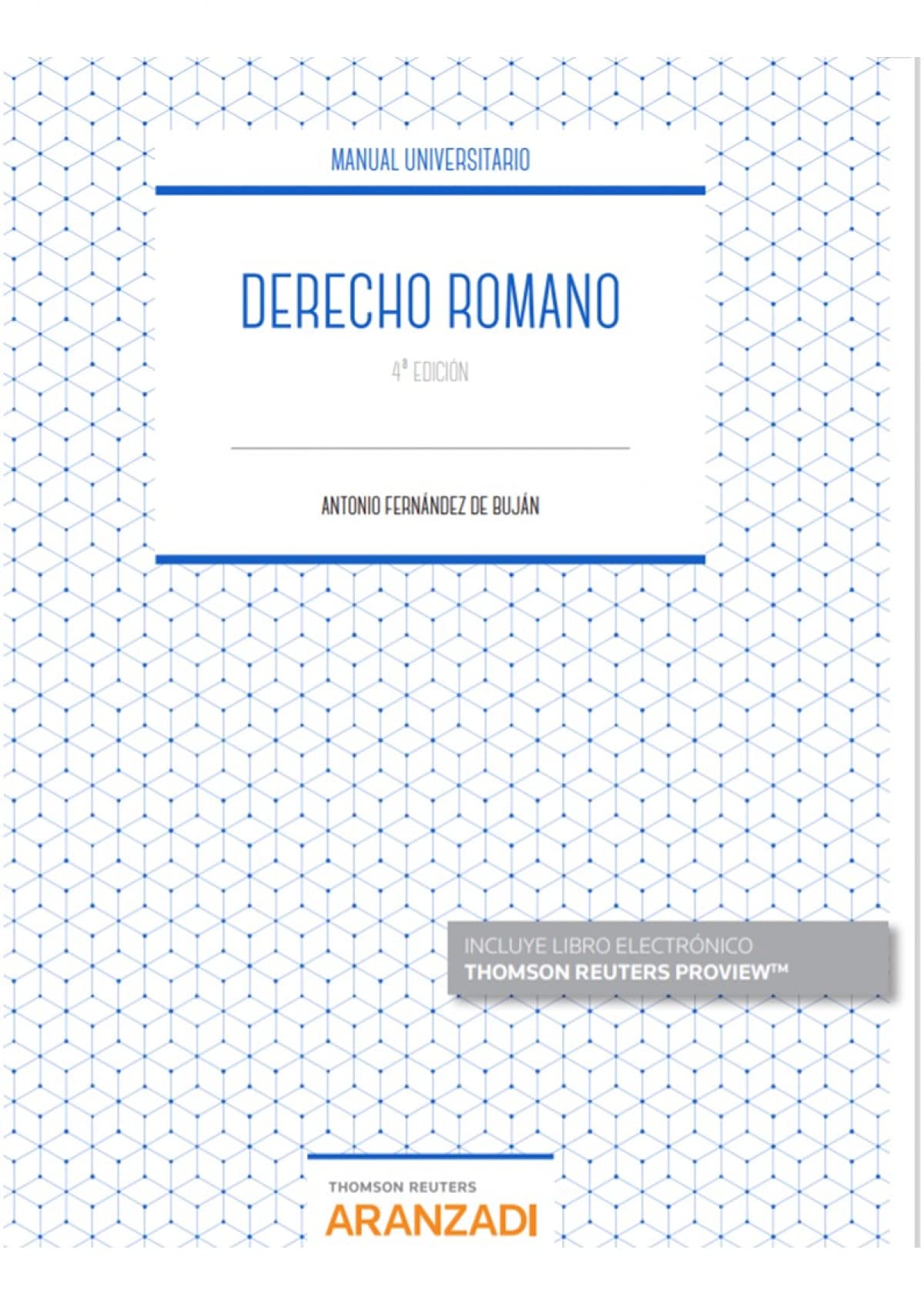 Derecho Romano (Papel + e-book) book