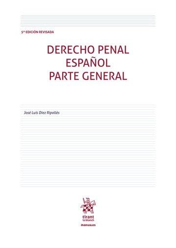 Derecho Penal Español Parte General 5ª edición 2020 book