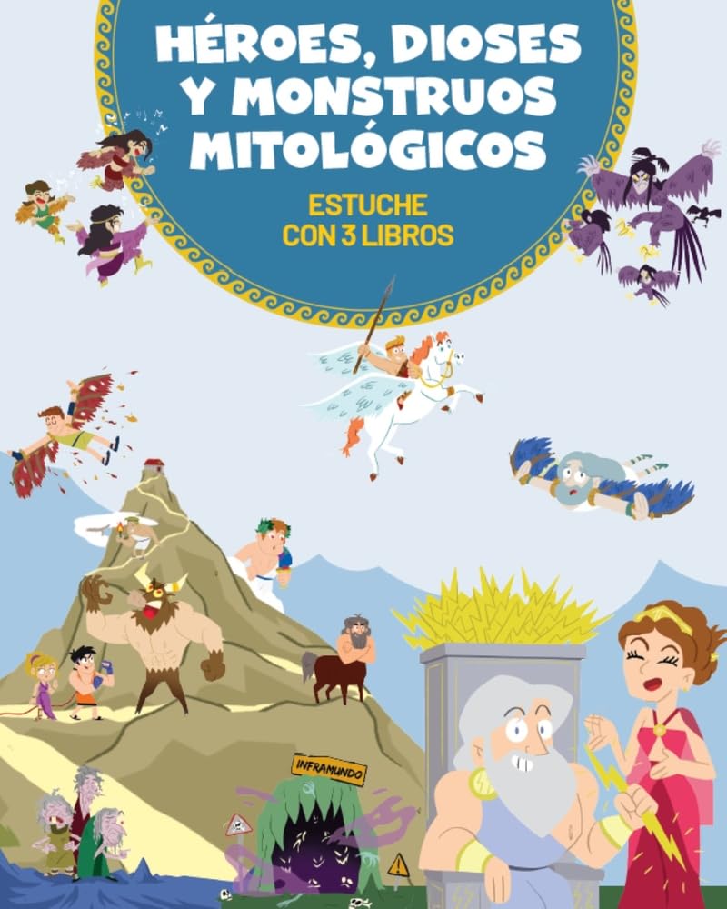 Héroes, dioses y monstruos mitológicos: Estuche con tres libros | Descubre el maravilloso mundo de la mitología nórdica y vikinga, en una colección de ... libros infantiles. (Mitología para niños) Non-fiction