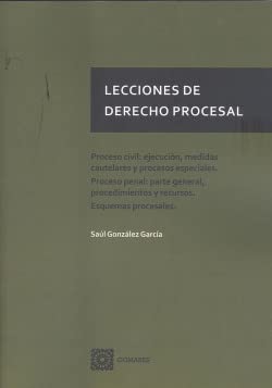 Lecciones de Derecho Procesal: Proceso civil: ejecución, medidas cautelares y procesos especiales. Proceso penal: parte general, procedimientos y recurso. Esquemas procesales book