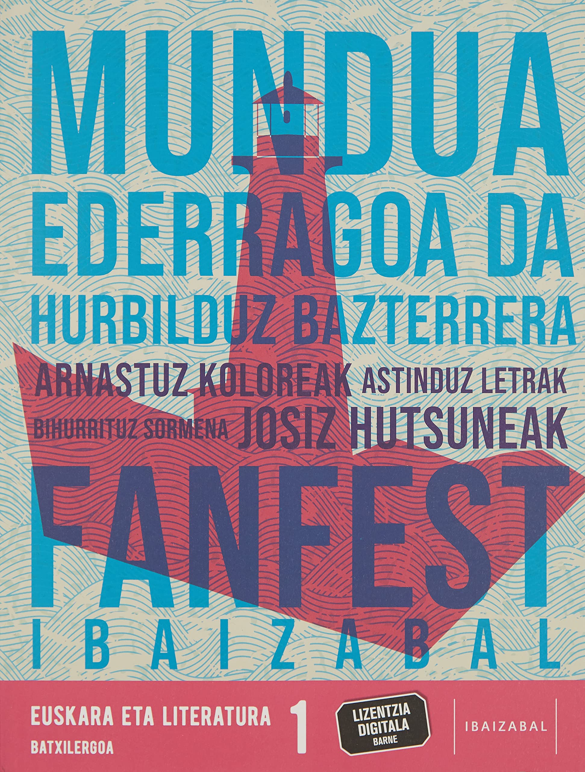 Euskara eta Literatura Batxilergoa 1 (Fanfest) Books