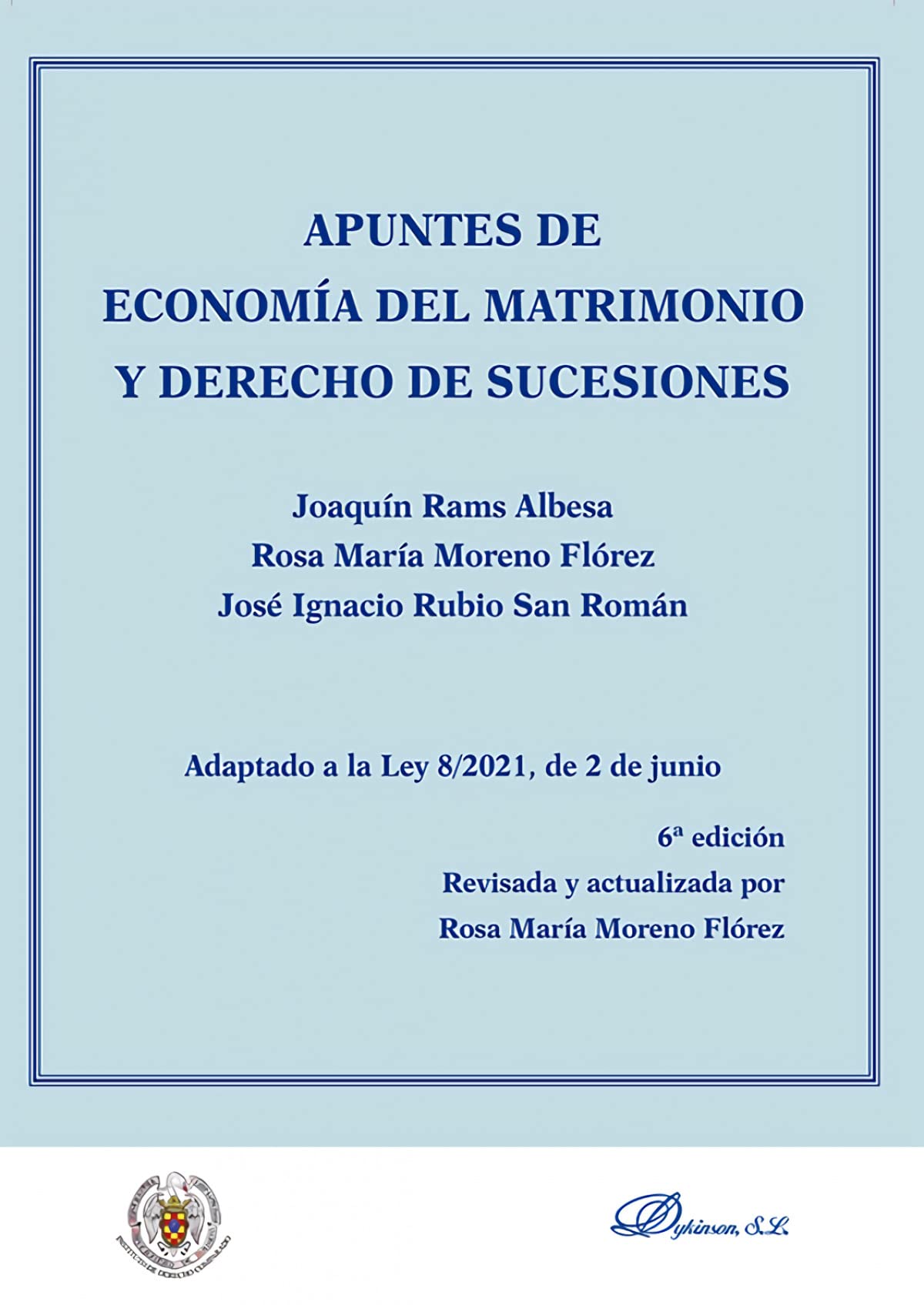 Apuntes de economía del matrimonio y derecho de sucesiones book
