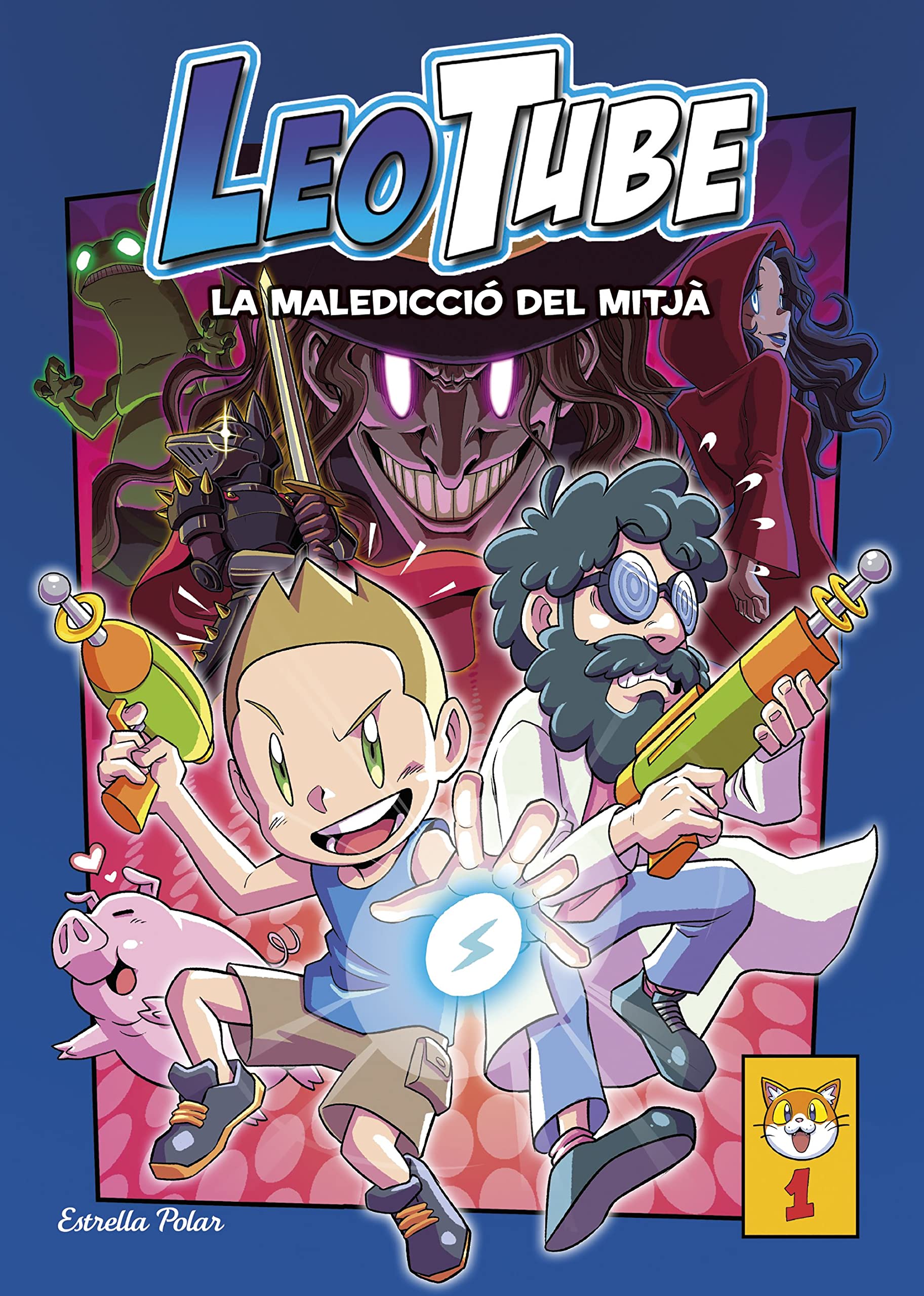 LeoTube 1: Leo Tube i la maledicció del mitjà (Primers lectors, Band 1) Manga