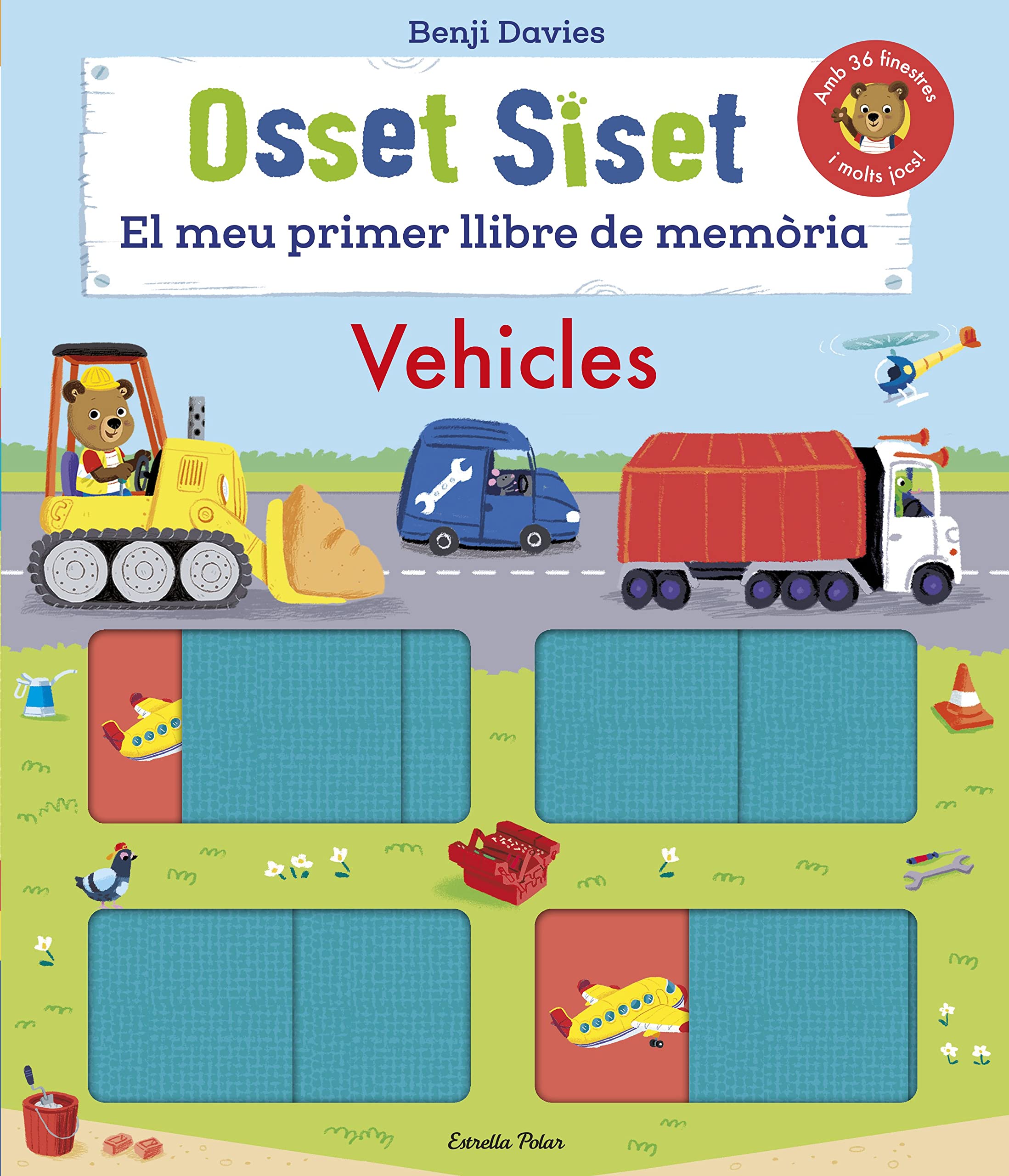 Osset Siset. El meu primer llibre de memòria. Vehicles book