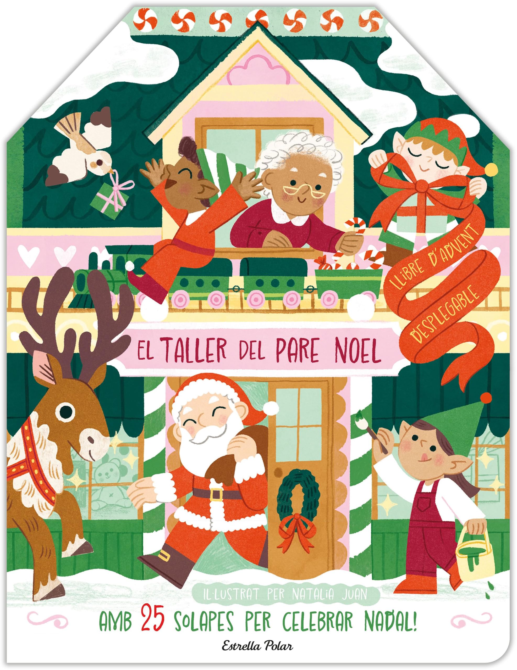 El taller del Pare Noel. Llibre d'Advent desplegable: Amb 25 solapes per celebrar Nadal! (Llibres joc) Non-fiction