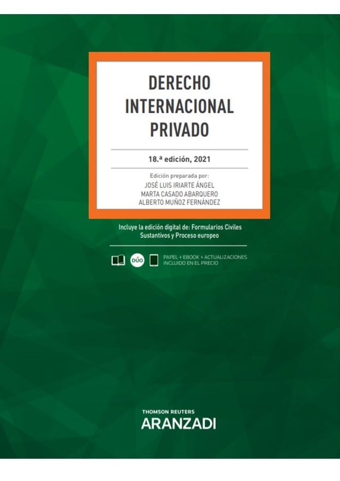 Derecho Internacional Privado (Papel + e-book) book