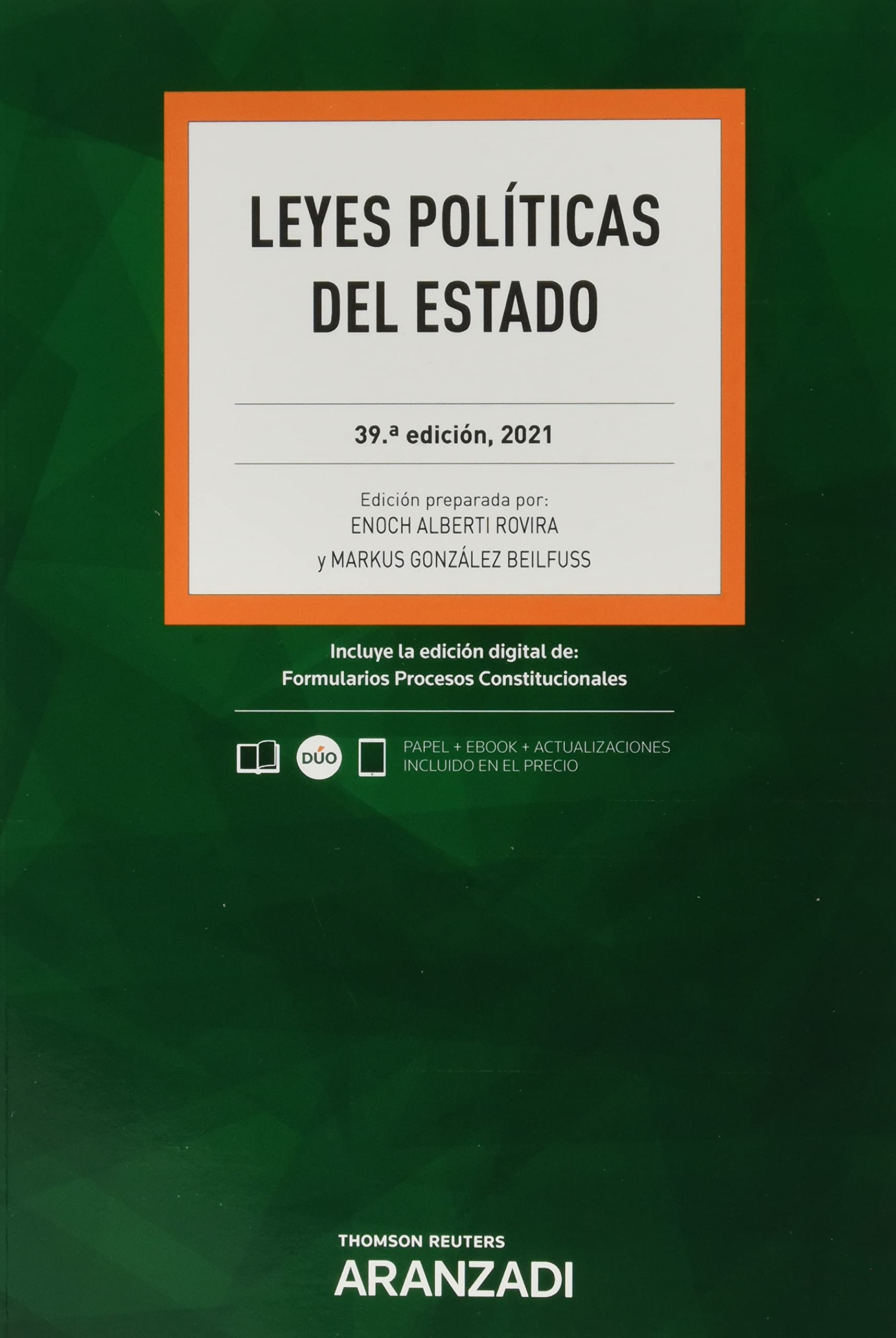 LEYES POLITICAS DEL ESTADO book