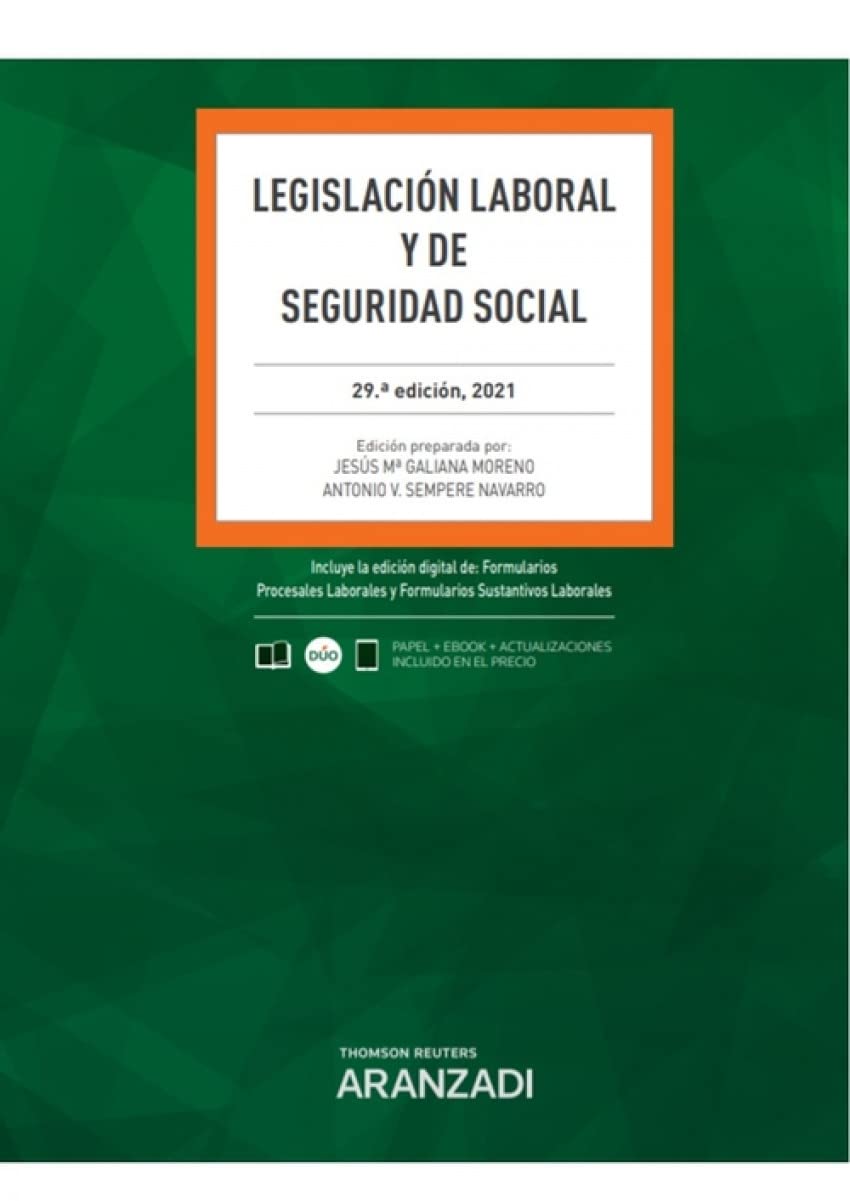 Legislación Laboral y de Seguridad Social (Papel + e-book) book