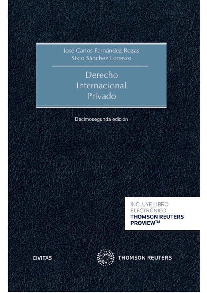 Derecho internacional privado (Papel + e-book) (Tratados y Manuales de Derecho) Law