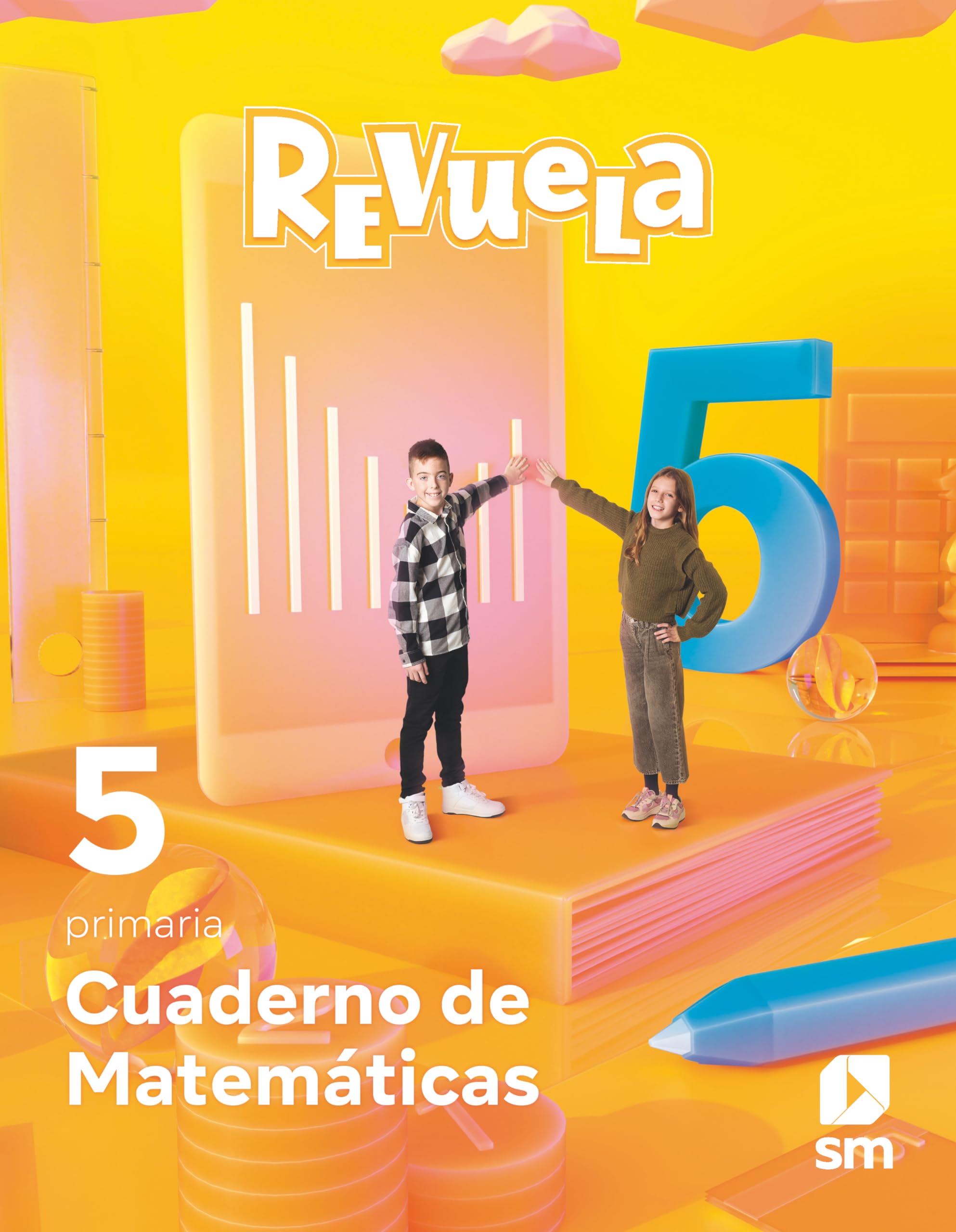 Cuaderno de Matemáticas. 5 Primaria. Revuela book