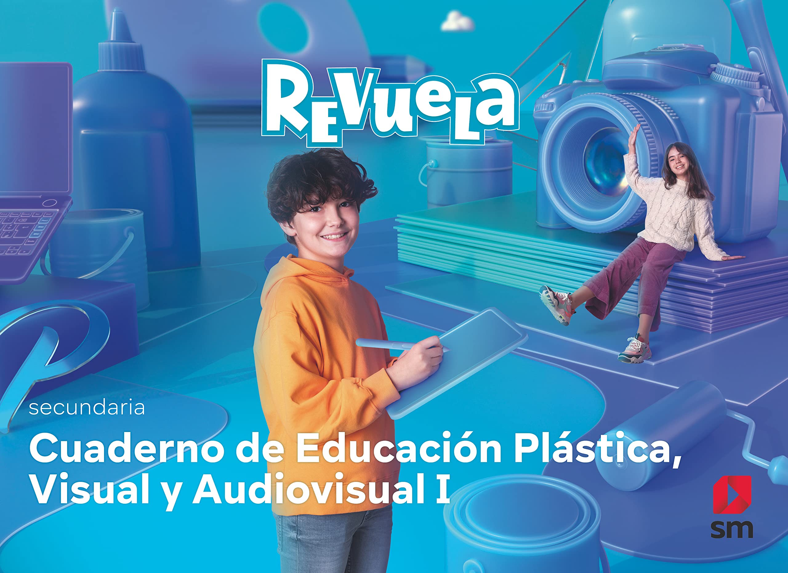 Plástica.1 Secundaria. Cuaderno. Revuela book