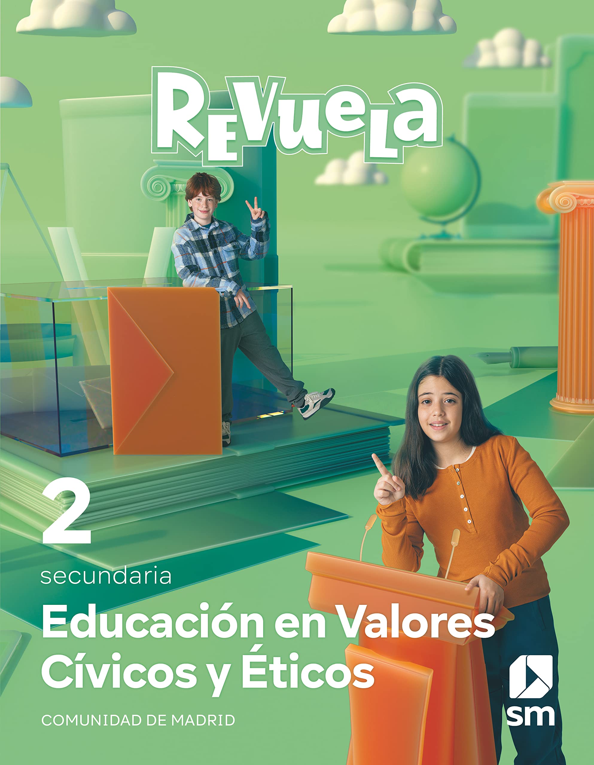 Educación en Valores Cívicos y Éticos. 1 y 2 Secundaria. Revuela. Comunidad de Madrid Non-fiction