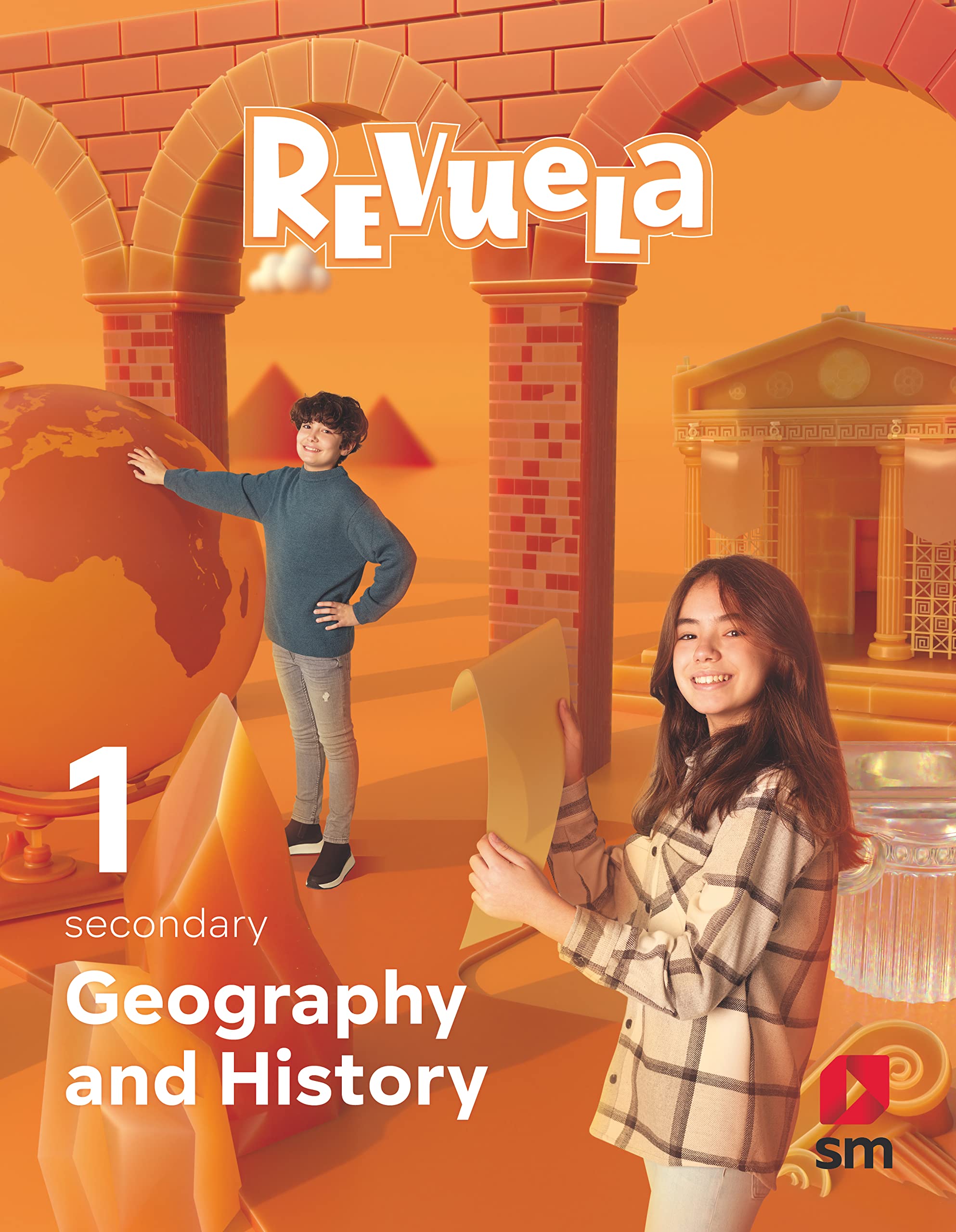 Geography and History. 1 Secondary. Revuela book