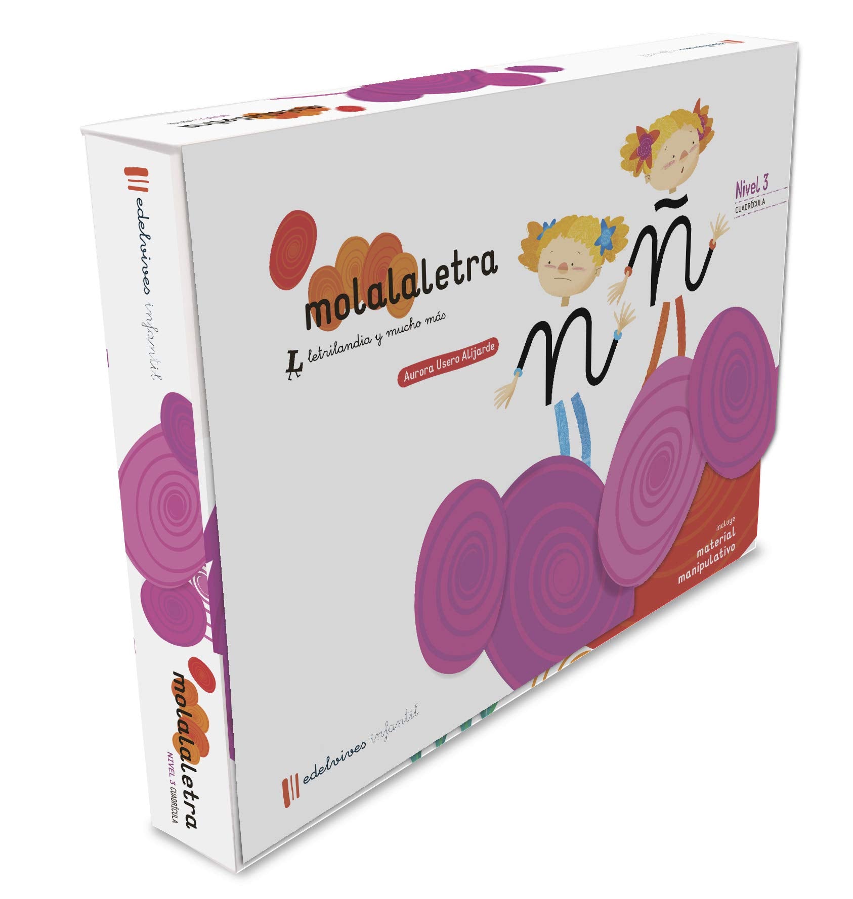 Molalaletra - Nivel 3. Versión Cuadrícula: Letrilandia y mucho más Reading Aloud & Learning to Read