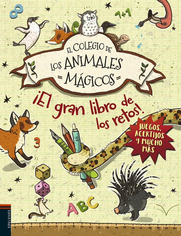 El gran libro de los retos (El colegio de los animales mágicos) Social Sciences