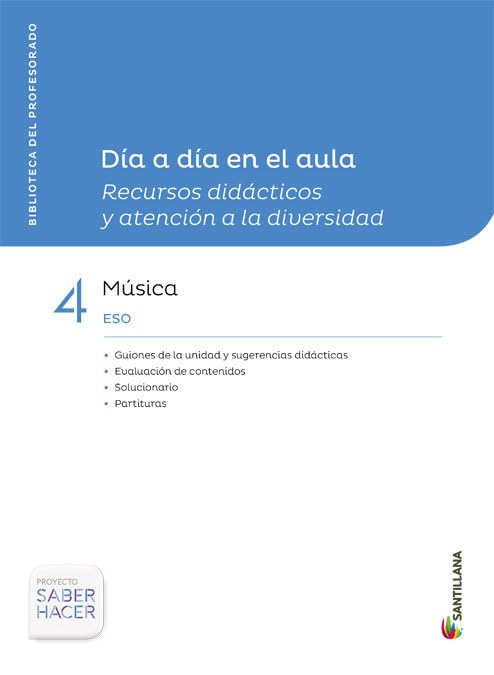 MUSICA PROFESOR 4ESO CAST SANTILLANA EDUCACIÓN Non-fiction