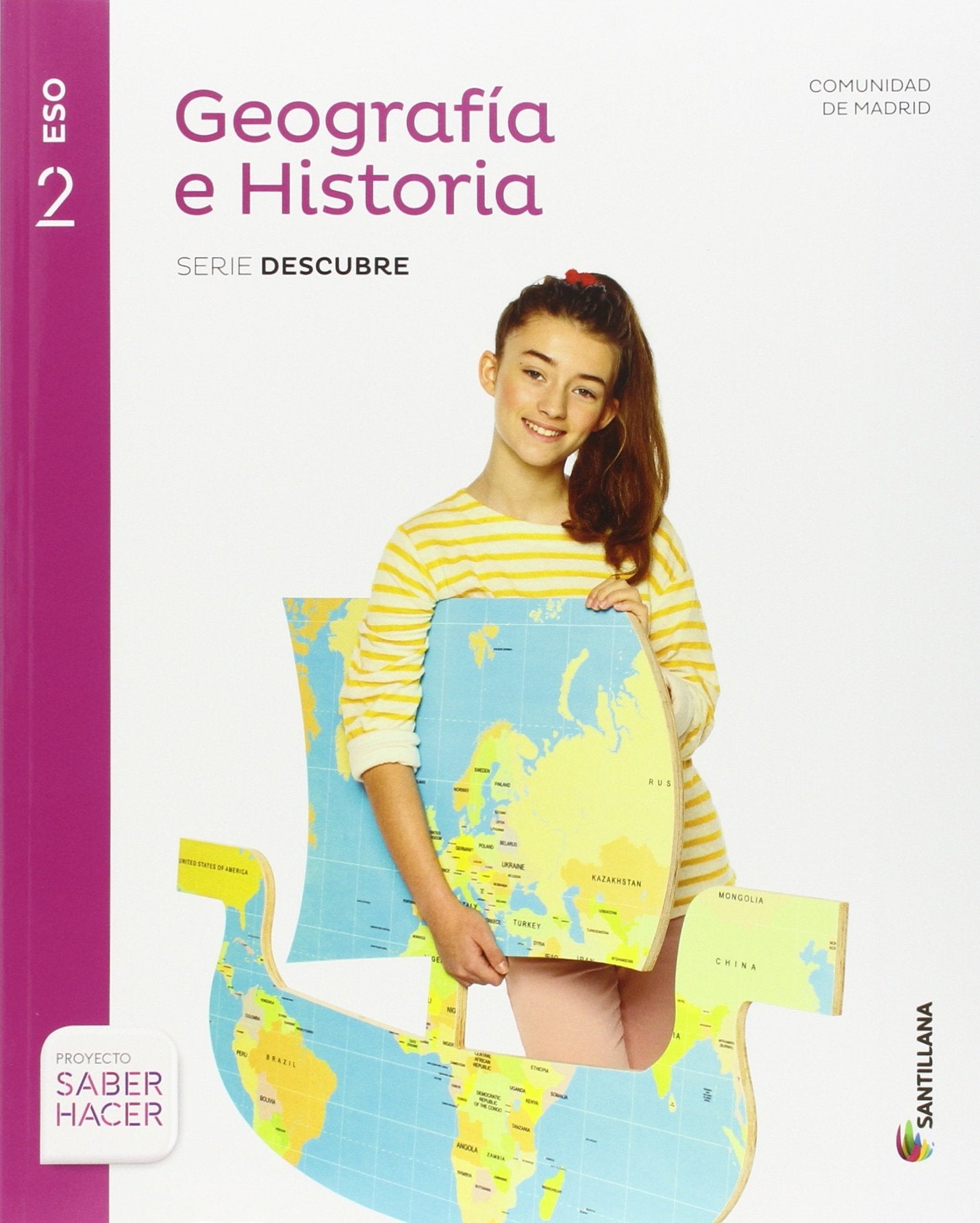 GEOGRAFIA E HISTORIA MADRID SERIE DESCUBRE 2 ESO SABER HACER book