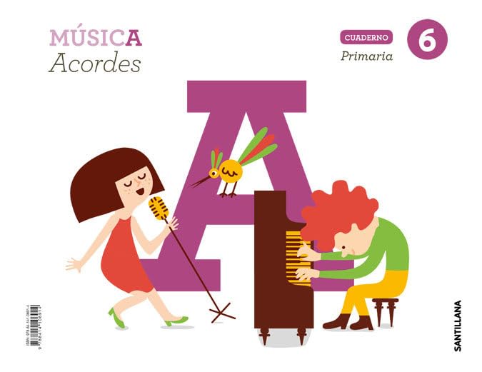 CUADERNO MUSICA ACORDES 6 PRIMARIA Books