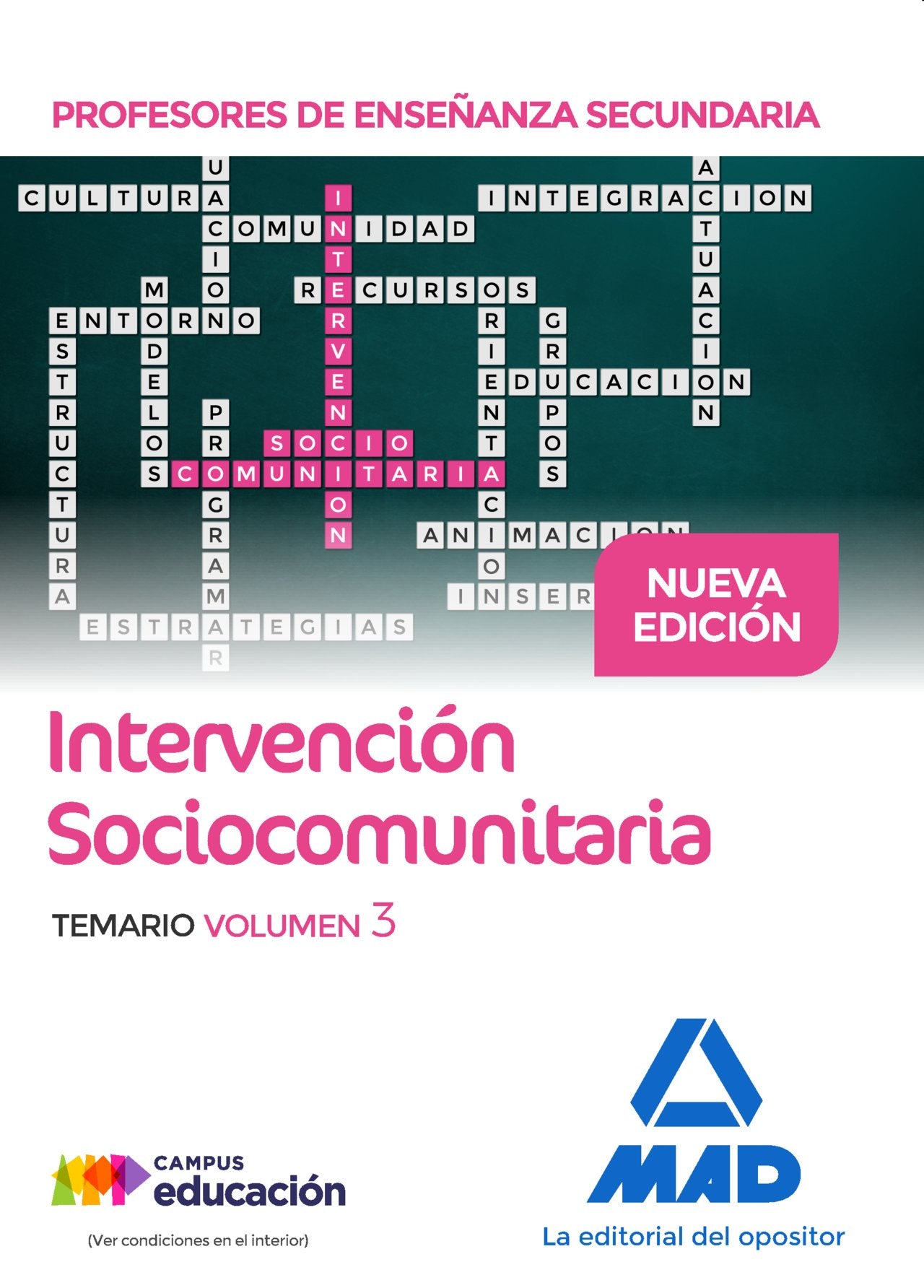 Profesores de Enseñanza Secundaria Intervención Sociocomunitaria. Temario volumen 3 book