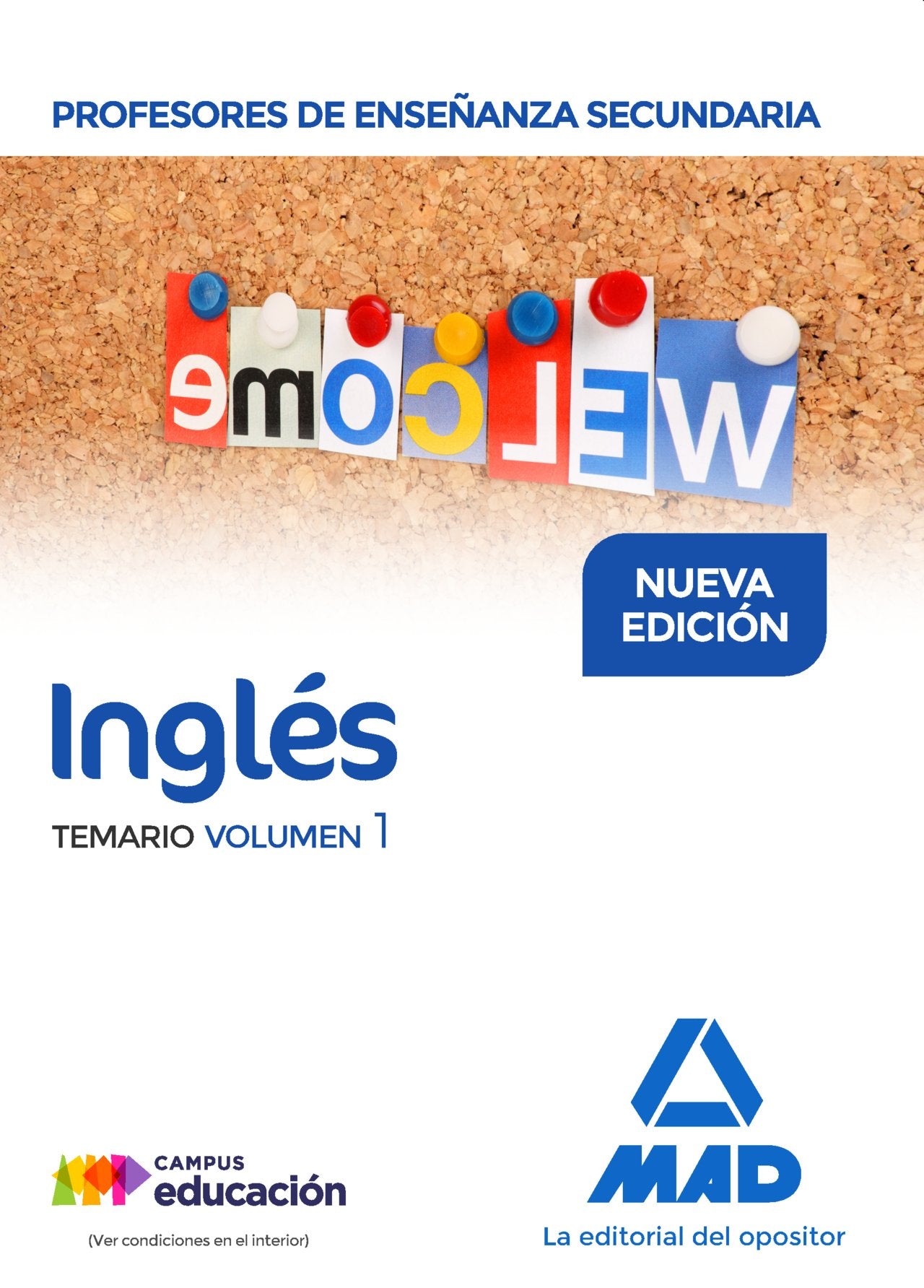 Profesores de Enseñanza Secundaria, inglés. Temario Education & Training