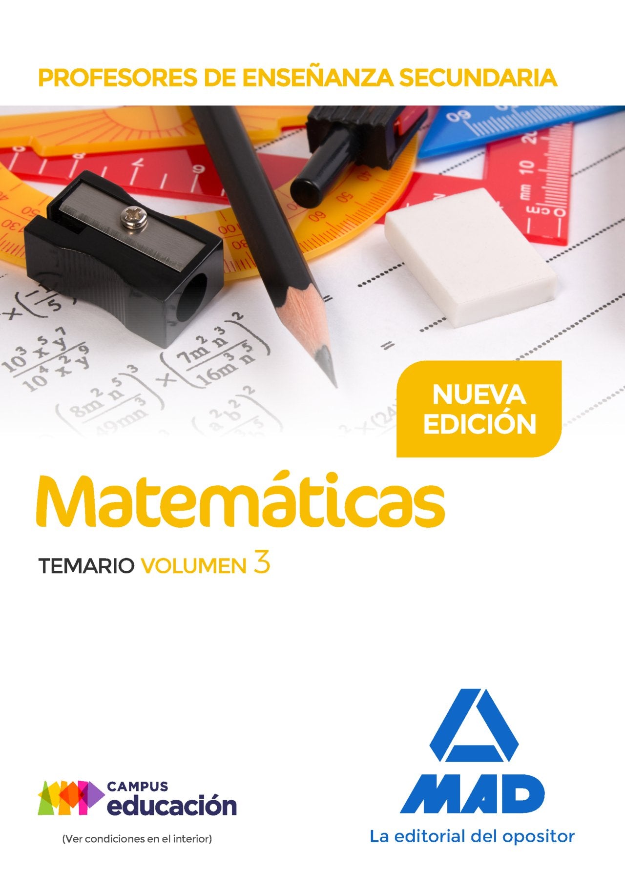 Profesores de Enseñanza Secundaria Matemáticas Temario volumen 3 Books