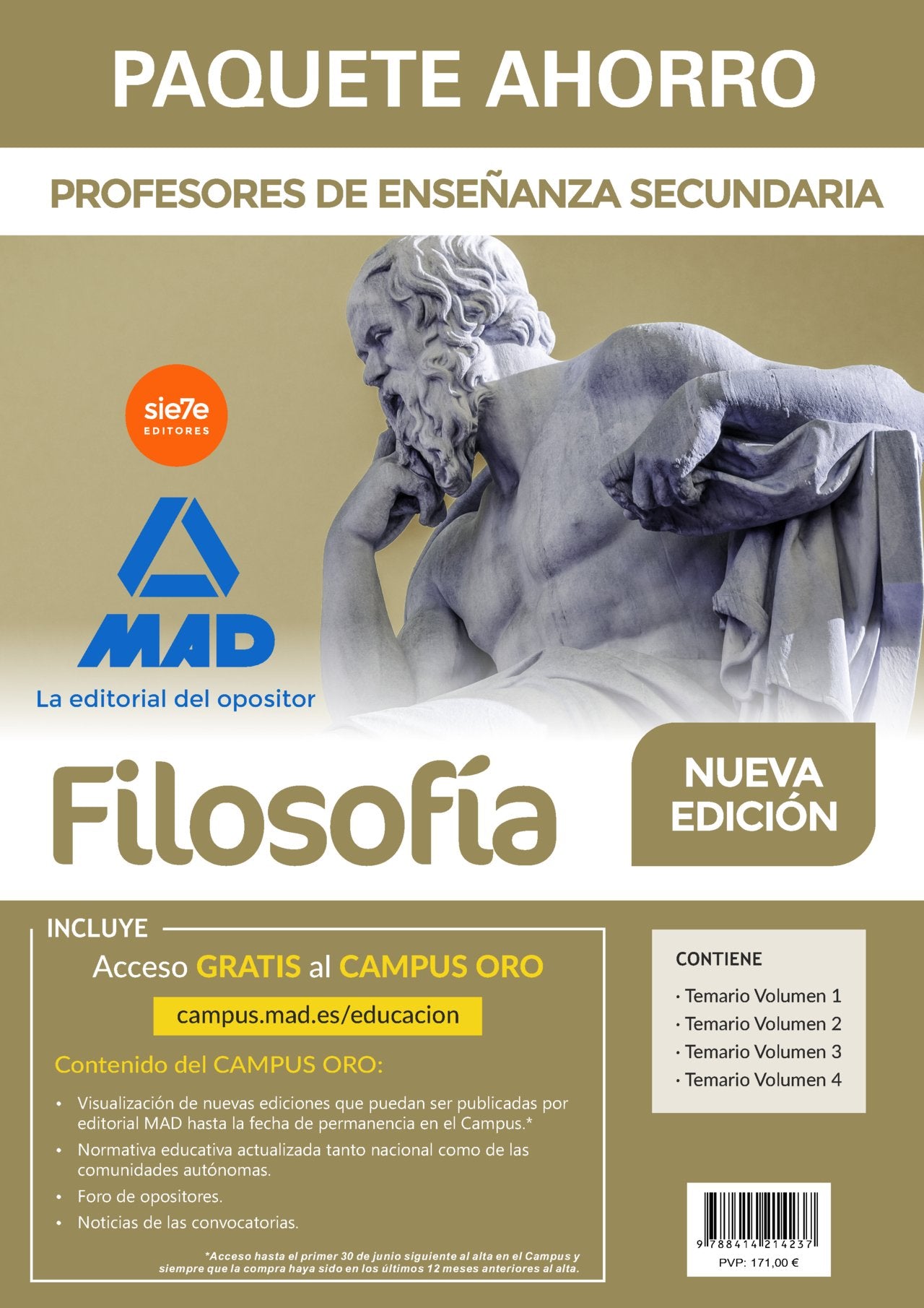 Paquete Ahorro Filosofía Cuerpo de Profesores de Enseñanza Secundaria Books