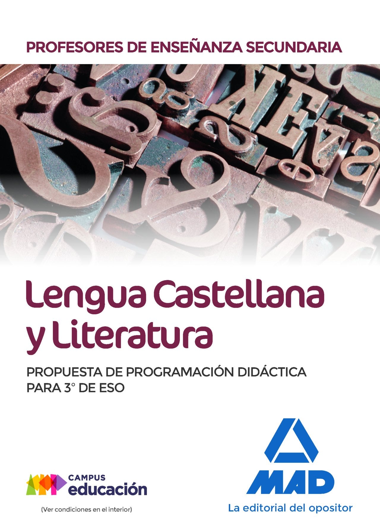 Profesores de Enseñanza Secundaria Lengua castellana y Literatura. Propuesta de programación didáctica para 3º de ESO book