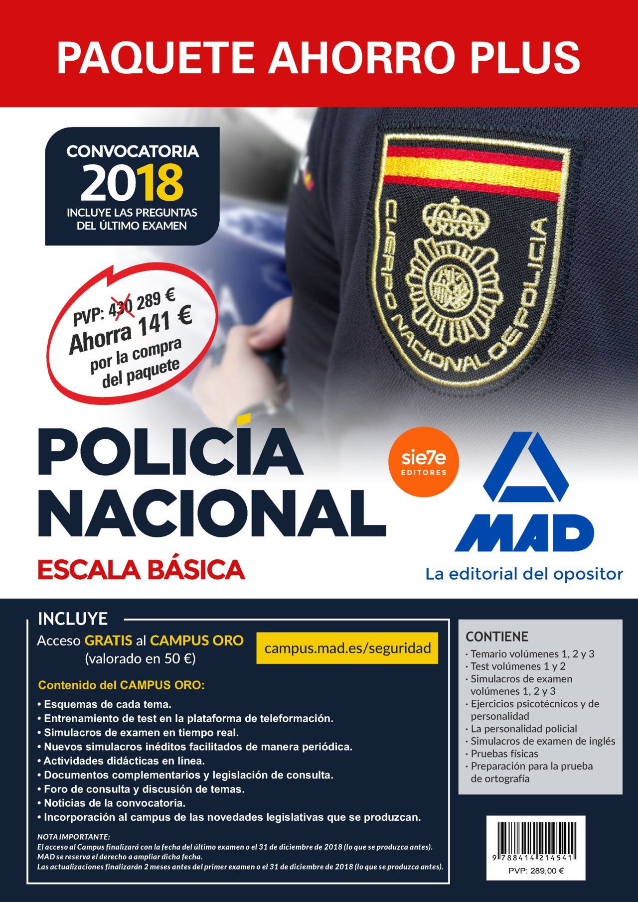 Policía Nacional : escala básica Education & Training