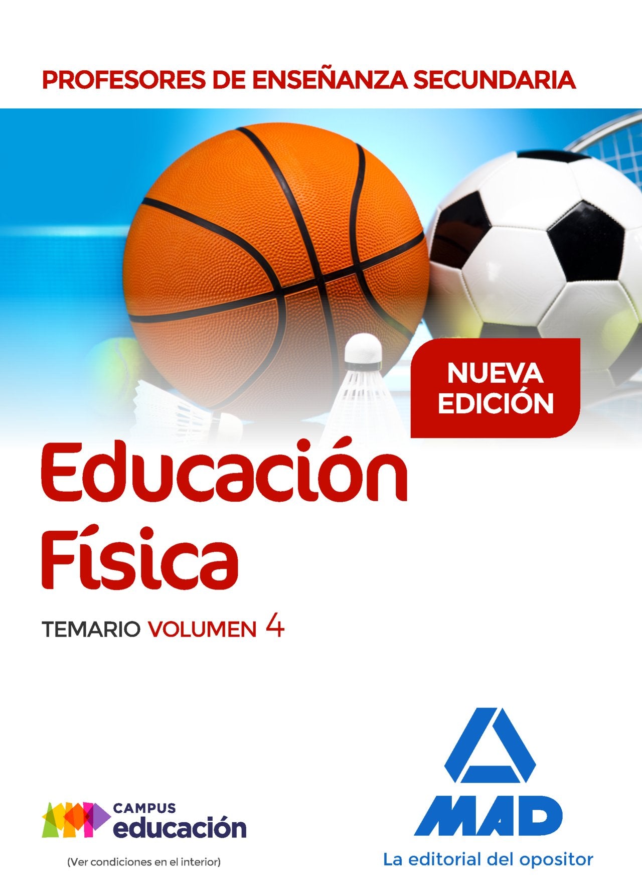 Profesores de Enseñanza Secundaria Educación Física Temario volumen 4 Books
