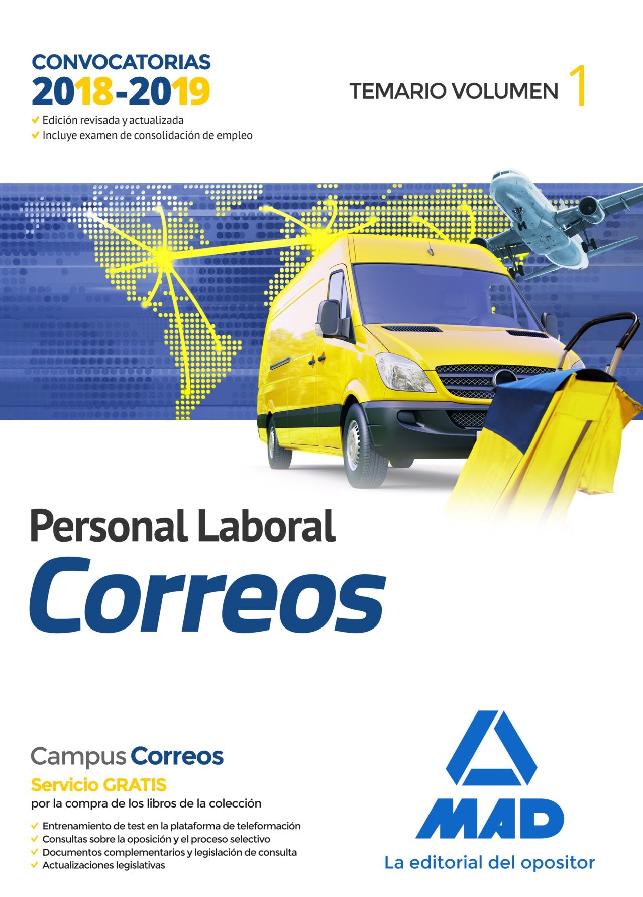 Personal Laboral de Correos y Telégrafos. Temario Volumen 1 Books