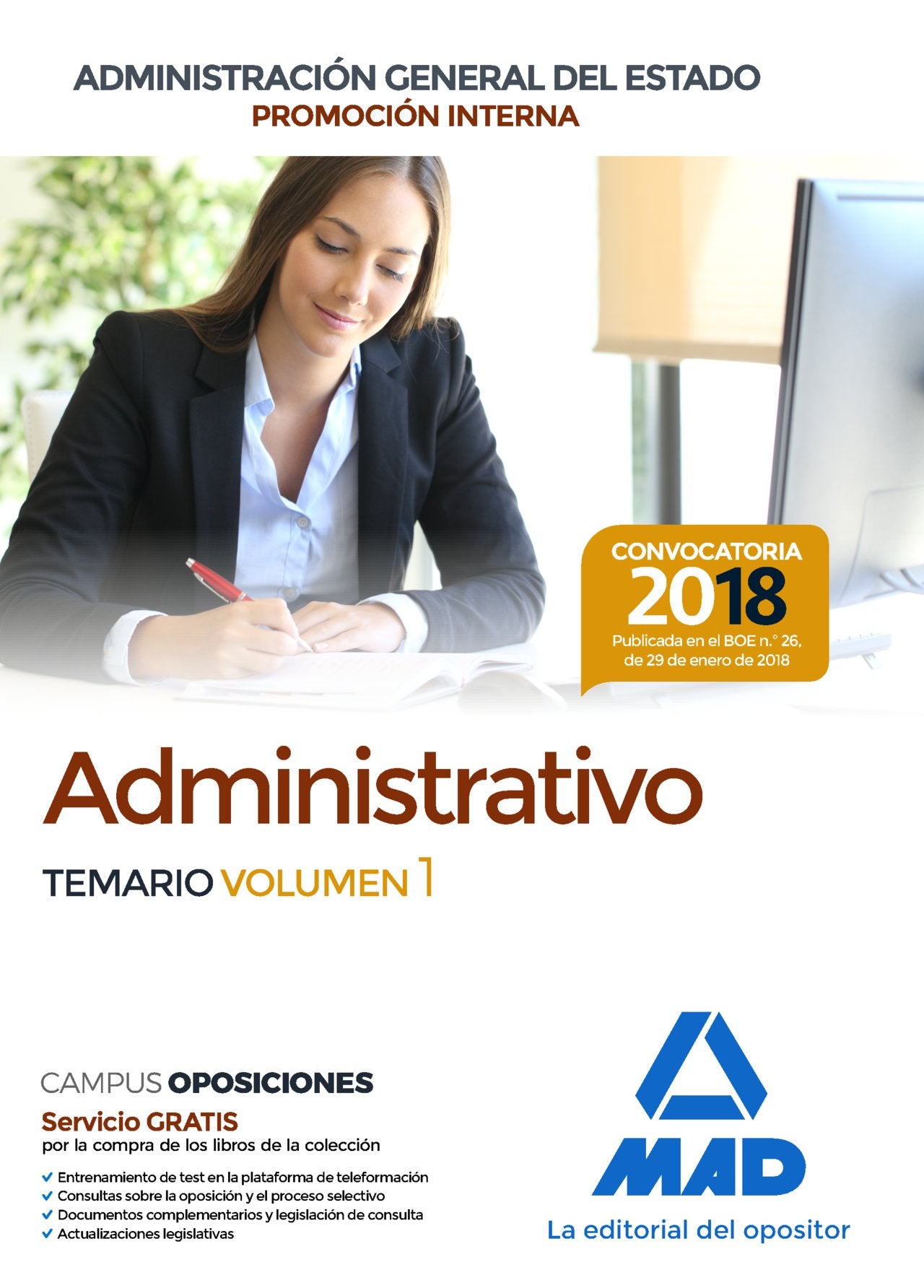 Administrativo de la Administración General del Estado (Promoción interna). Temario volumen 1 Books