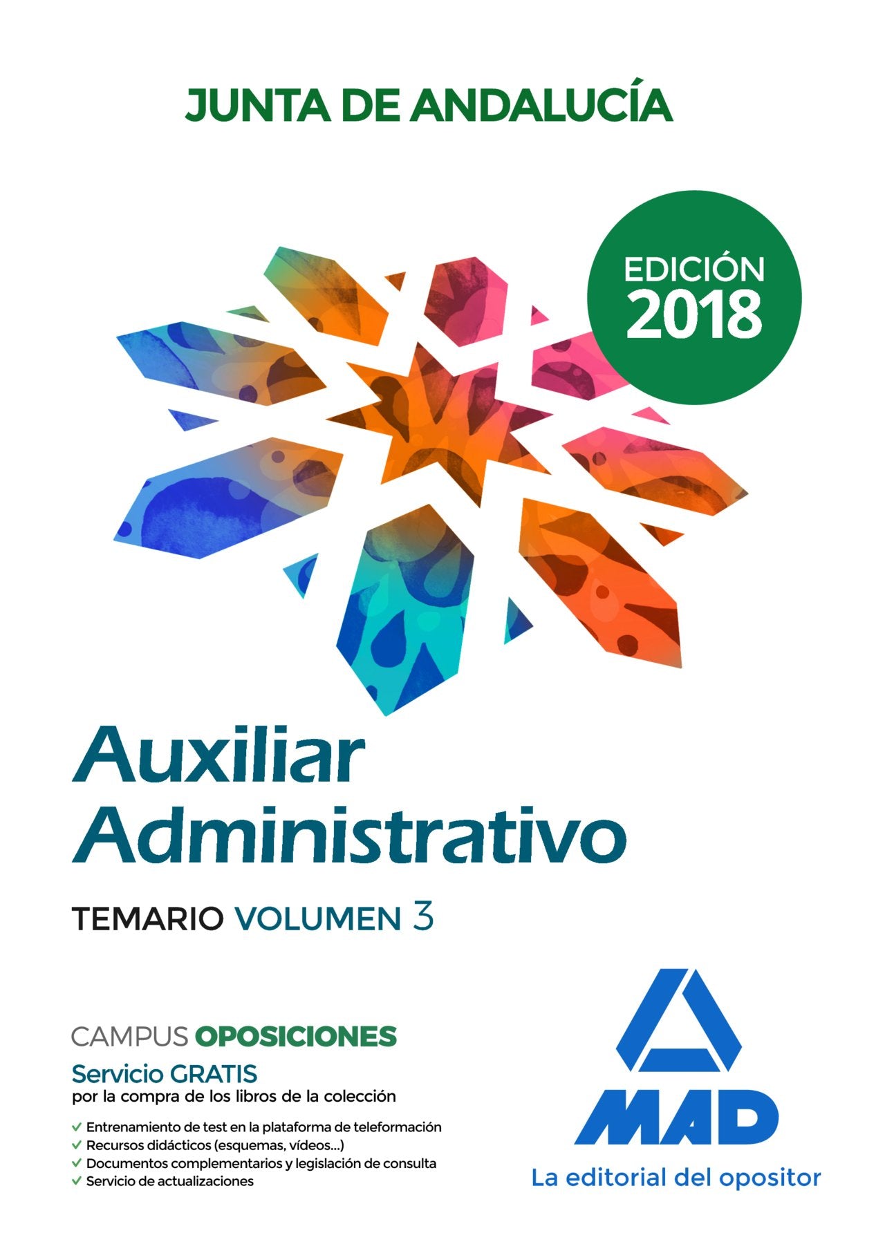 Auxiliares Administrativos de la Junta de Andalucía: Auxiliar Administrativo de la Junta de Andalucía. Temario Volumen 3 Books