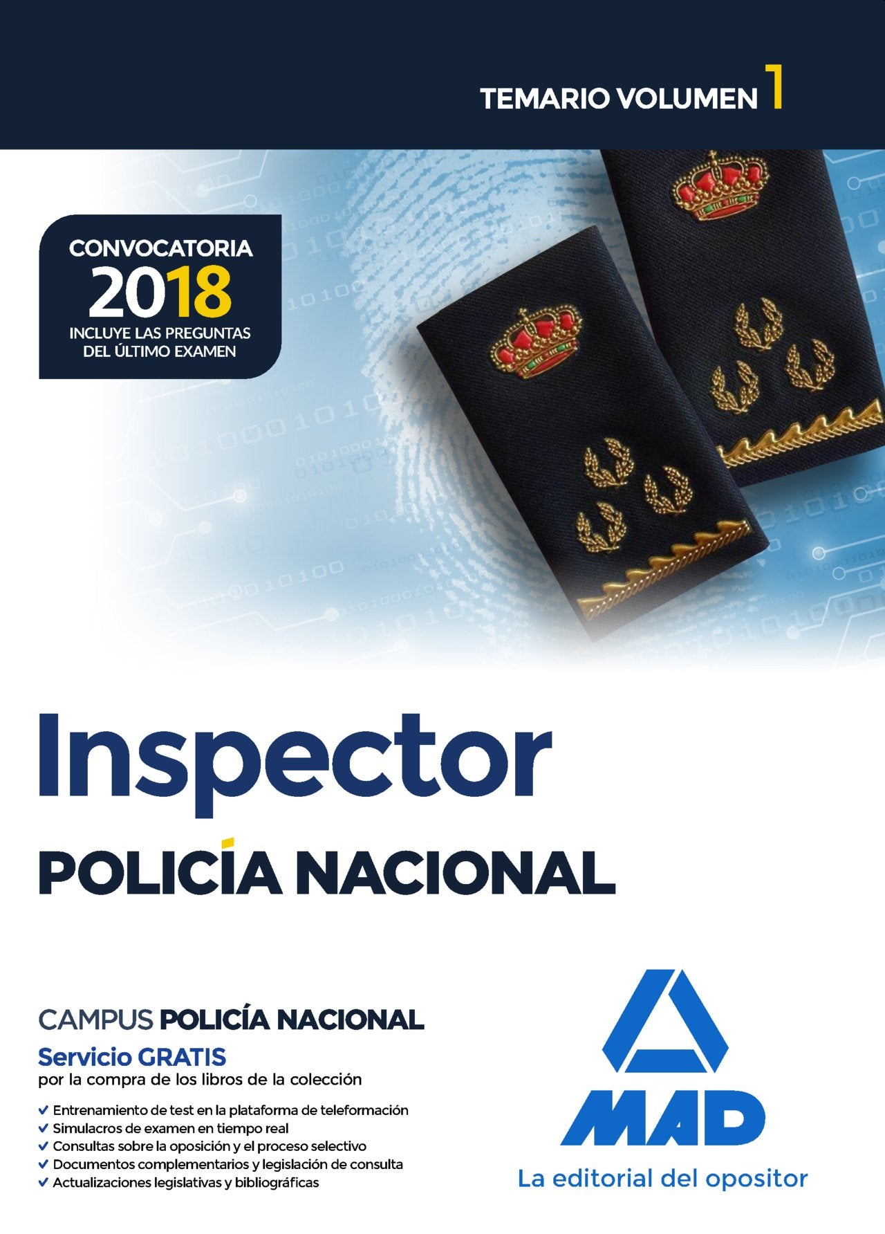 Inspector de Policía Nacional. Temario: Inspector : Policía Nacional. Temario Education & Training